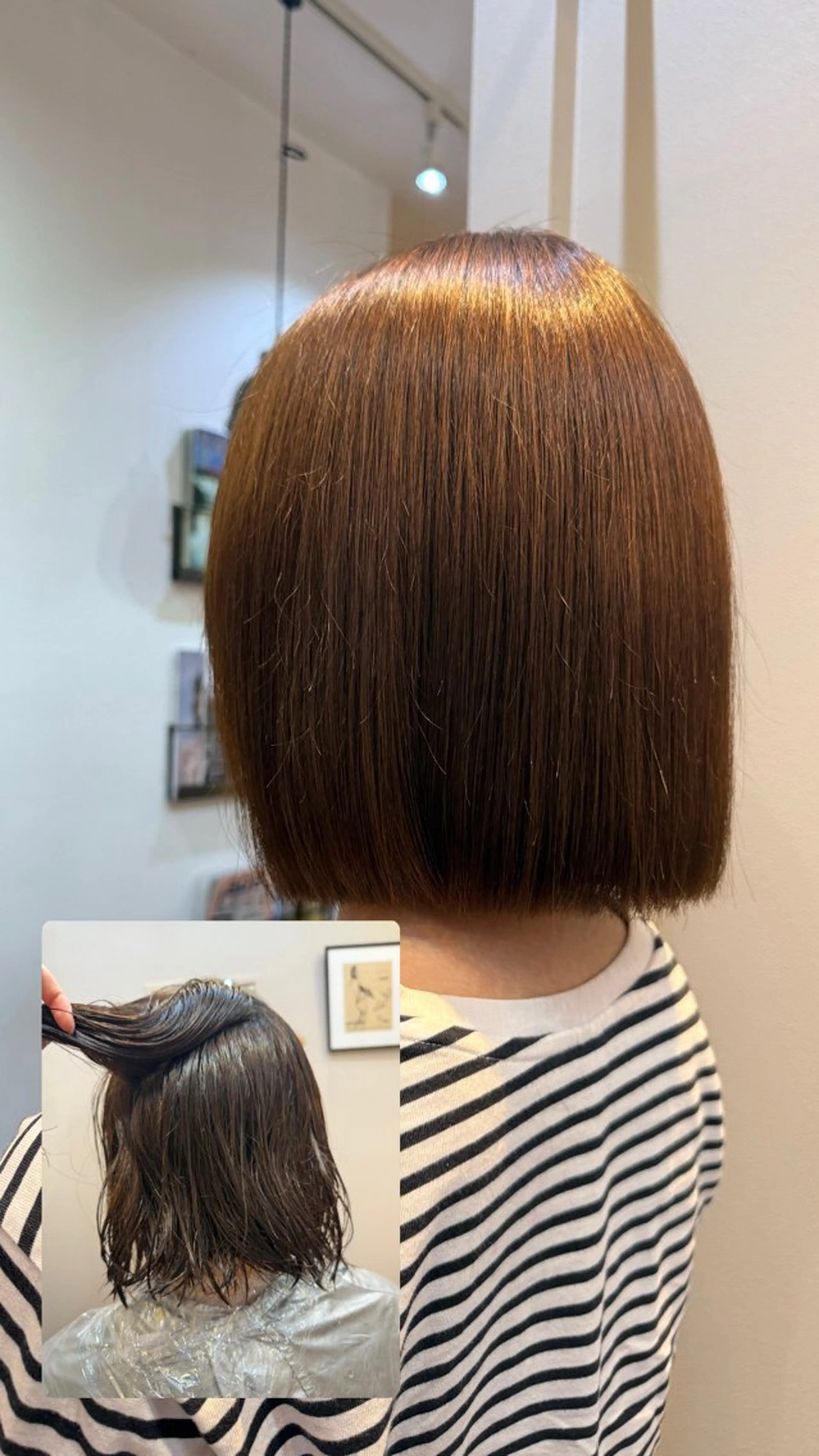 縮毛矯正 momo 札幌美容師のヘアスタイル