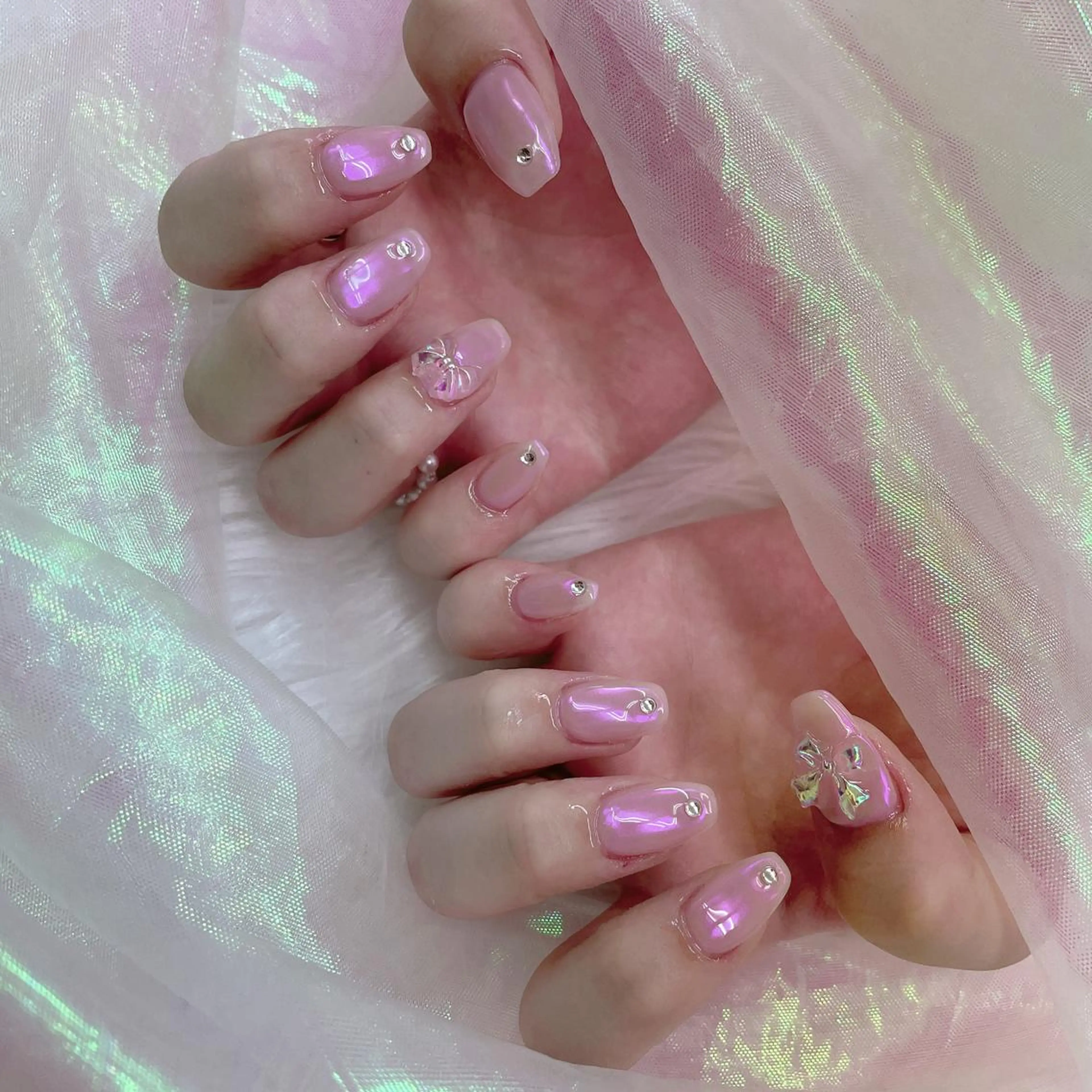 ネイル 🦋ネイルサロン ブラン🌈ゆりのネイルデザイン