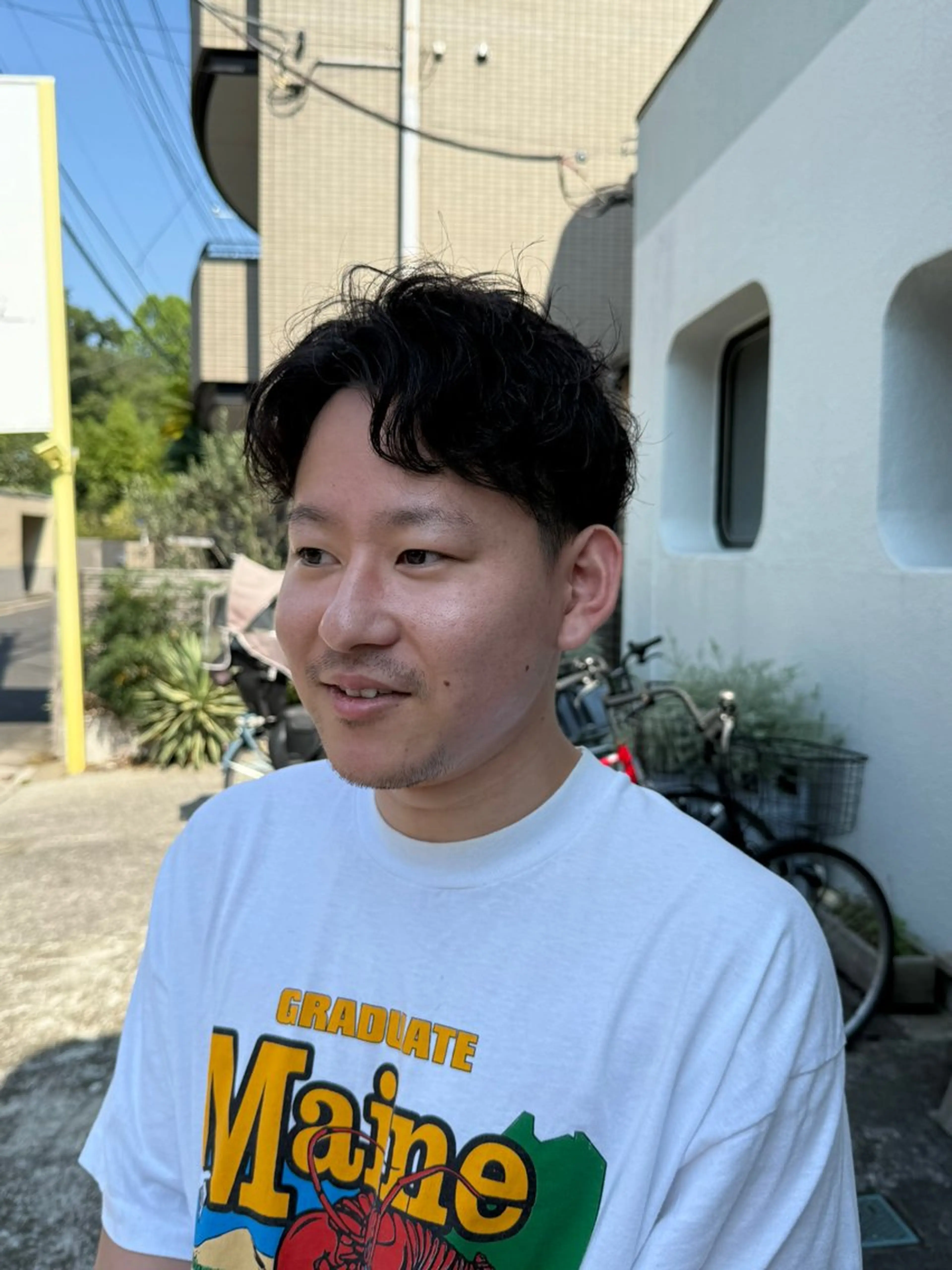 パーマ メンズ メンズパーマ シャドーパーマ スパイラルパーマ カット パーマ 美容室soi所属・メンズ特化/石田 凱土のヘアスタイル