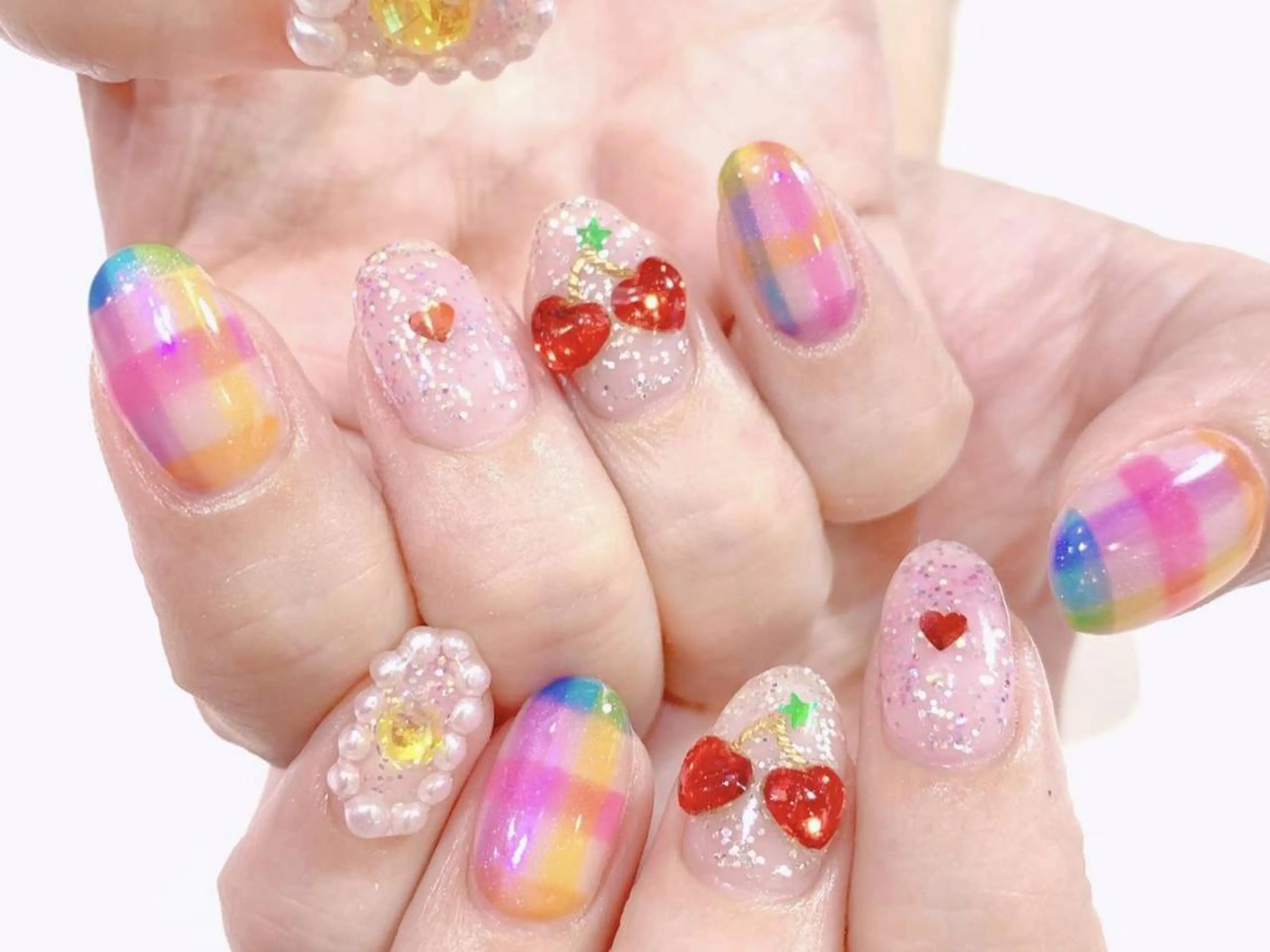 ネイル 韓国ネイル 🤍POP可愛い🧸 Menailのネイルデザイン