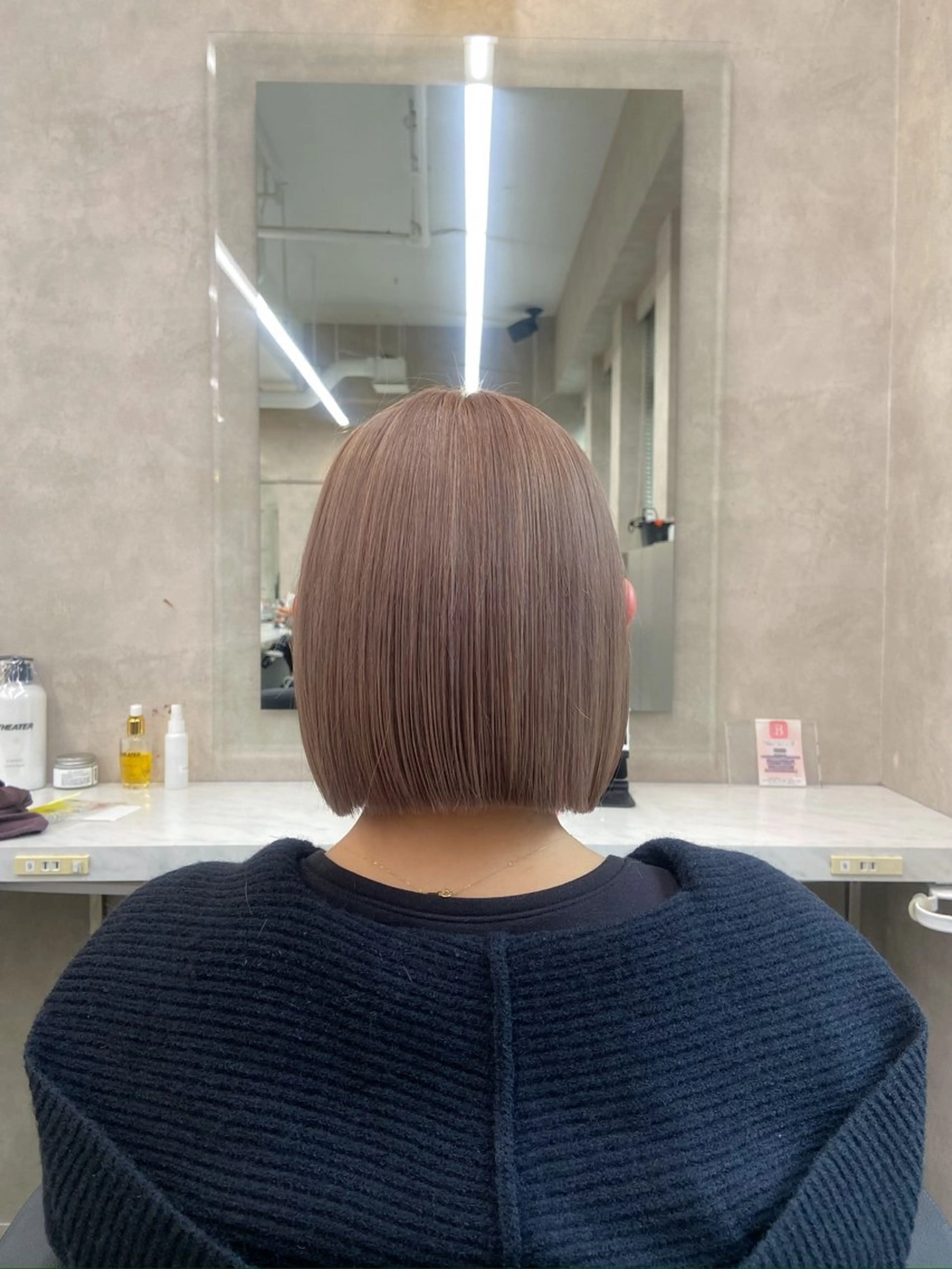 ショート カラー ヘアアレンジ ハイトーン/ボブ /misakiのヘアスタイル