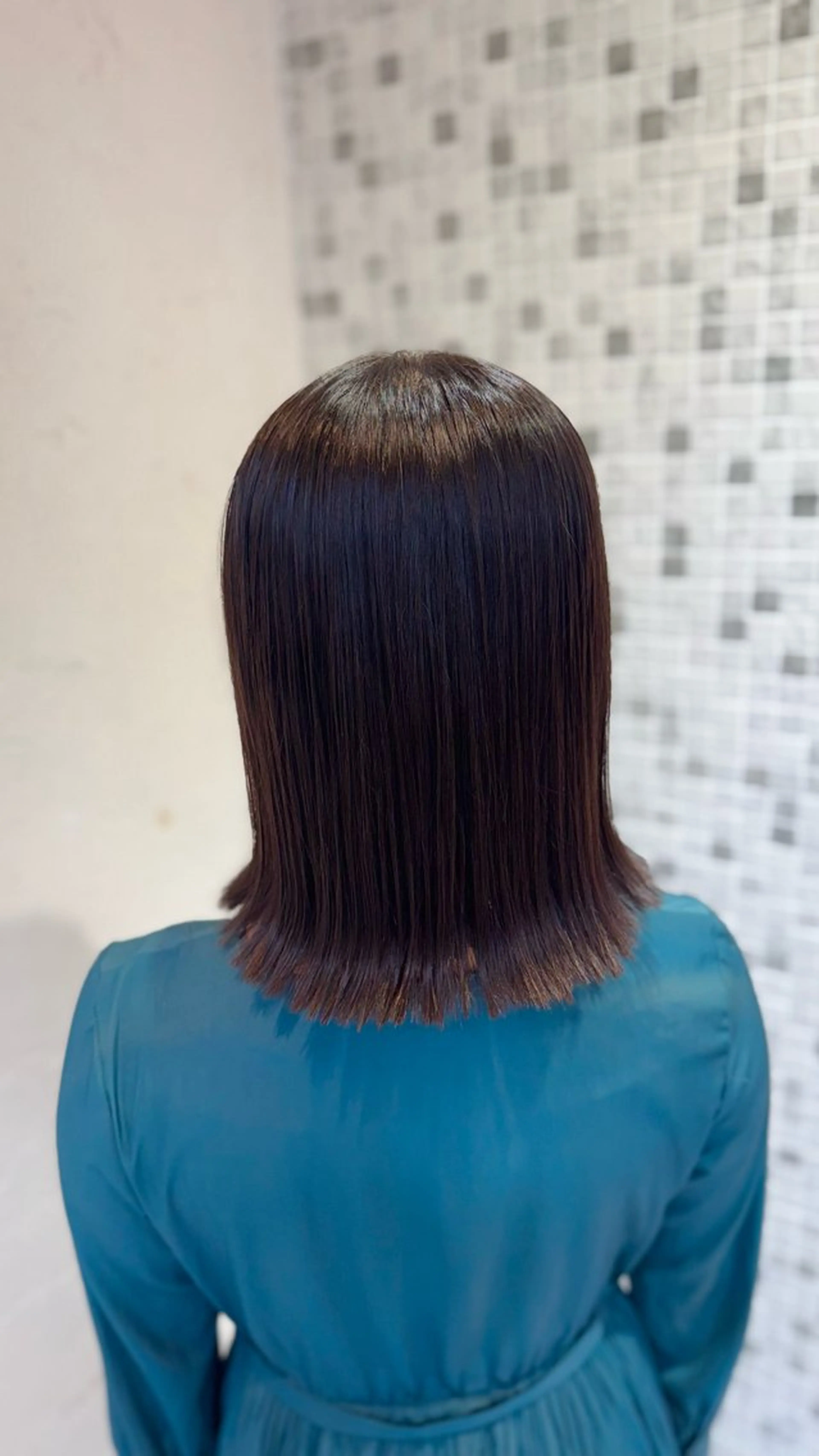 ミディアム カット 縮毛矯正 ❤️艶髪❤️🦋 MAI🩵ྀིのヘアスタイル