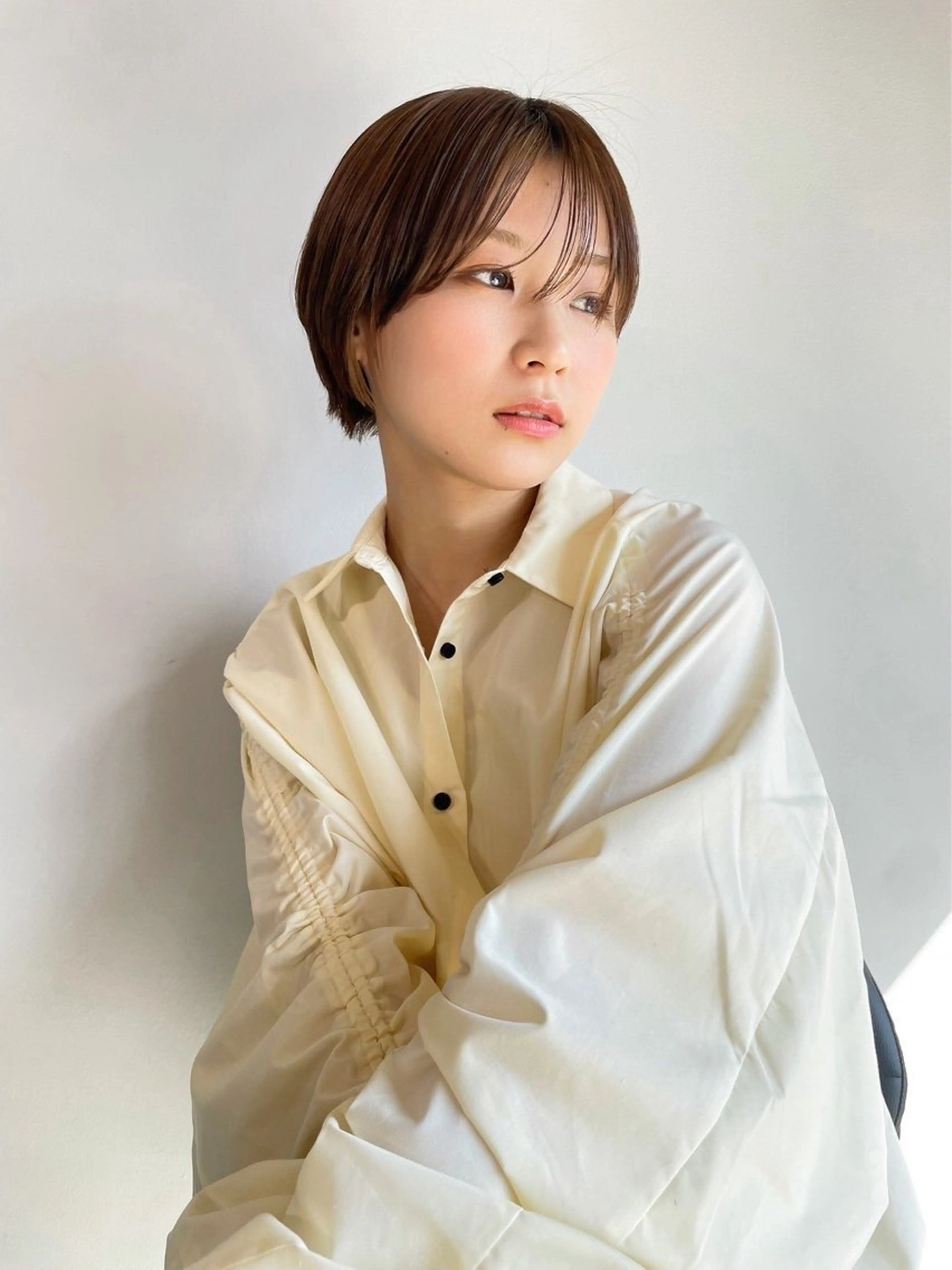 ショート エクステ ハイライト 髪質改善 レイヤーカット ショートヘア カット ヘアカラー トリートメント Lulu 公式/すすきの/大通のヘアスタイル