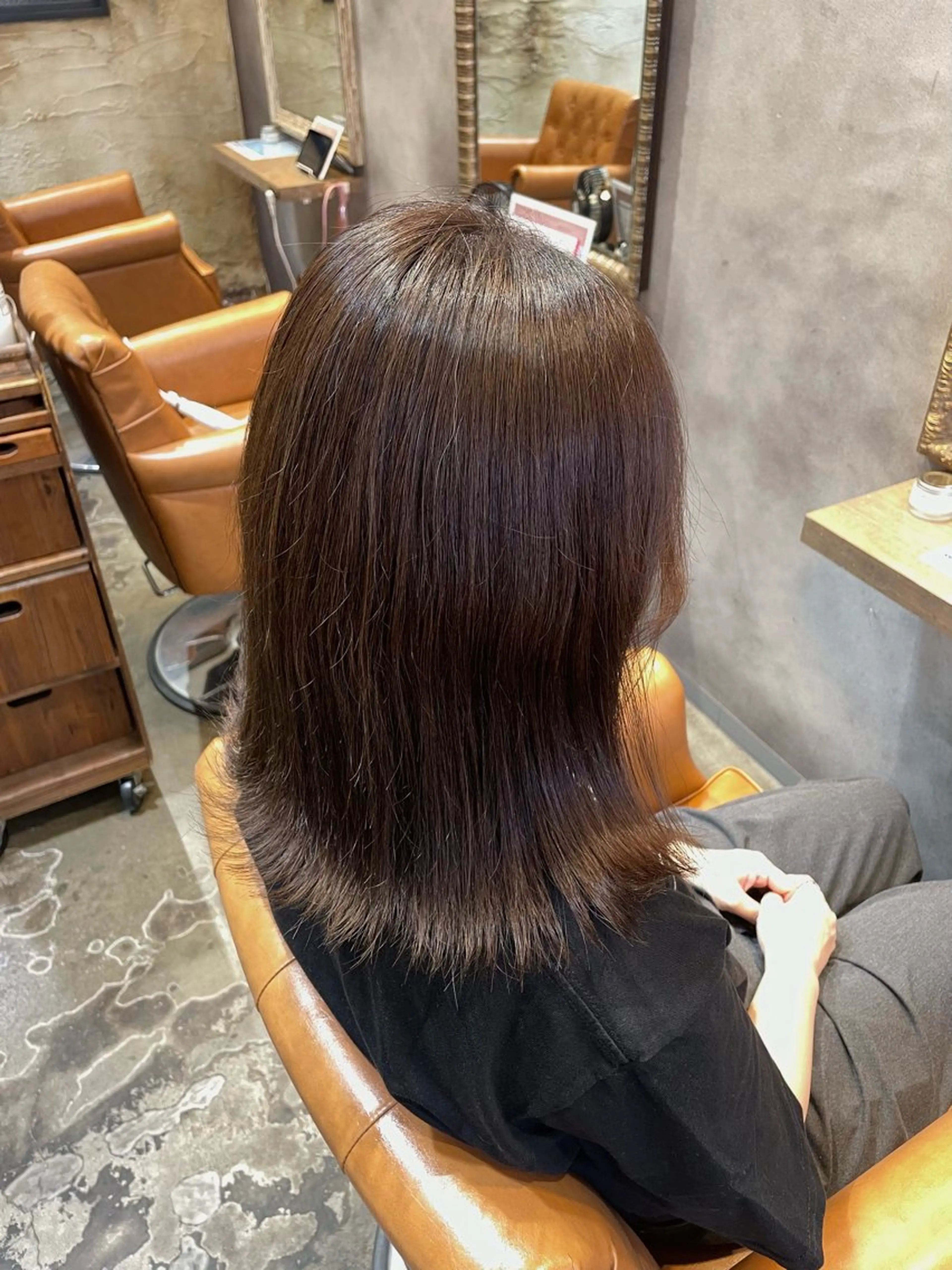 セミロング カラー chic大宮東口所属・🔥大宮メンズ特化 ﾒﾝｽﾞﾍｱ伊藤🔥のヘアスタイル