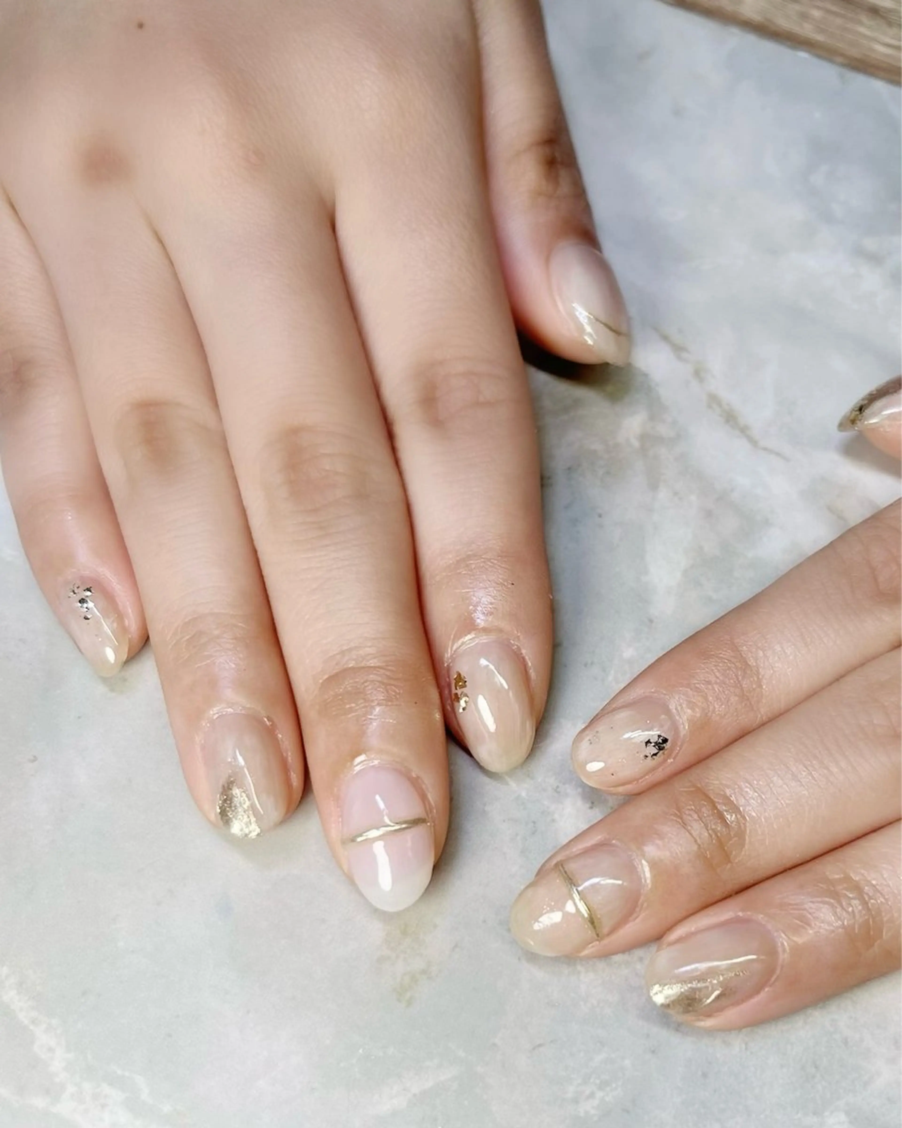 ネイル アートネイル ミラーネイル ニュアンスネイル ハンドネイル rii 　nail所属・rii  nail rikoのネイルデザイン