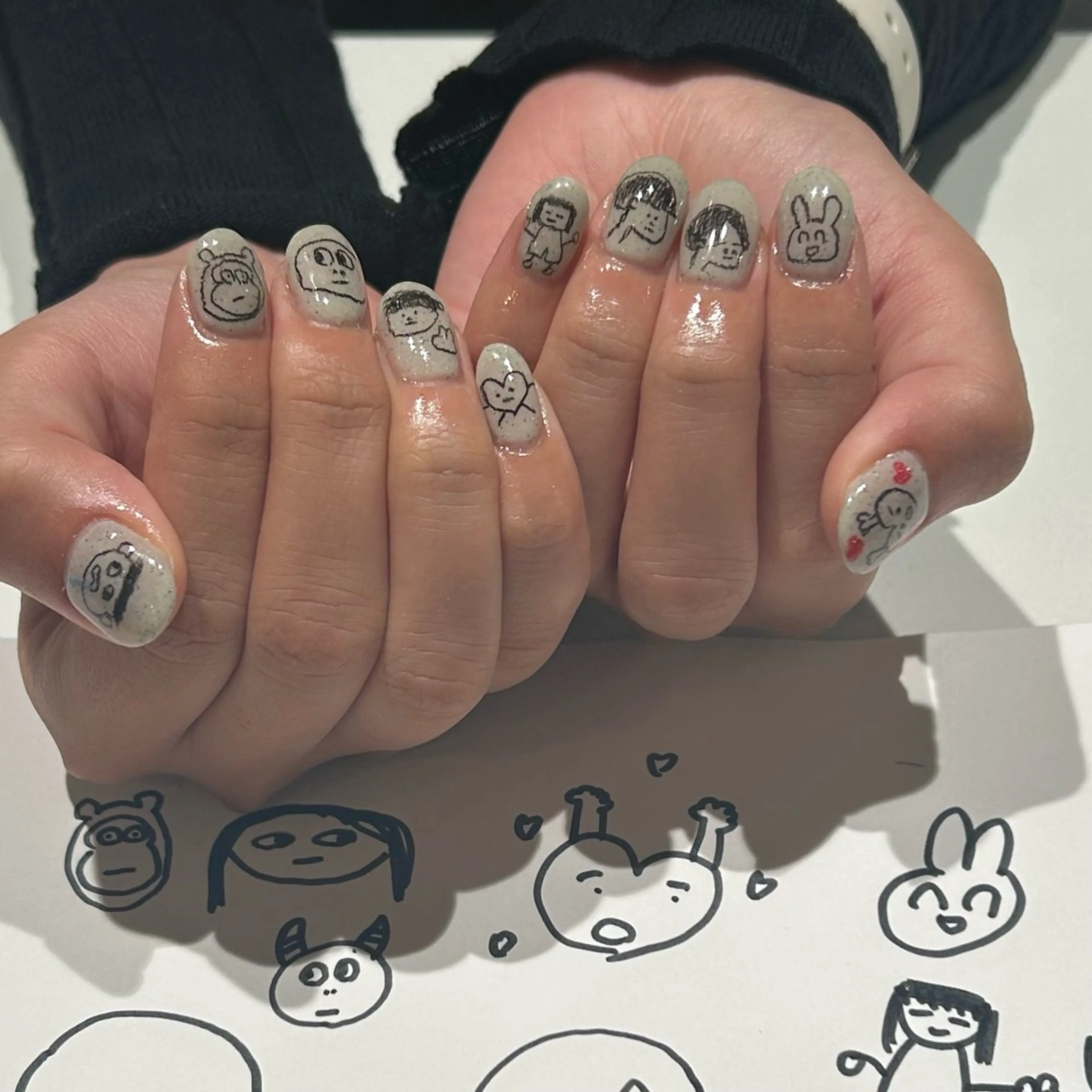 ネイル ハンドネイル ハンドケア 🌀個性派ネイル🌀 シノのネイルデザイン