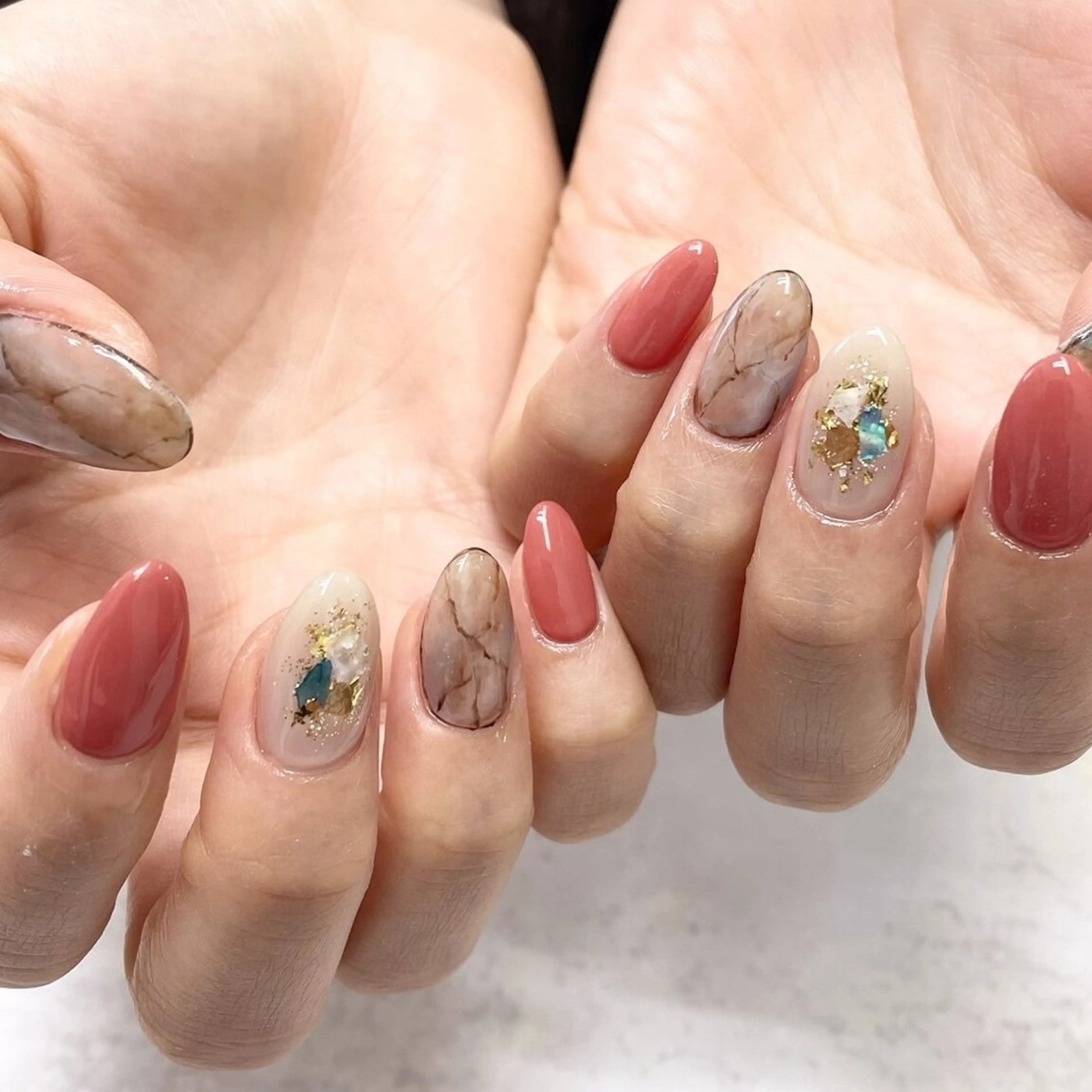 ［新規限定］10/7 ハンド💅🏻オーダー105分オフ込(アート6本程度)持ち込み画像OK※練習モデルの写真