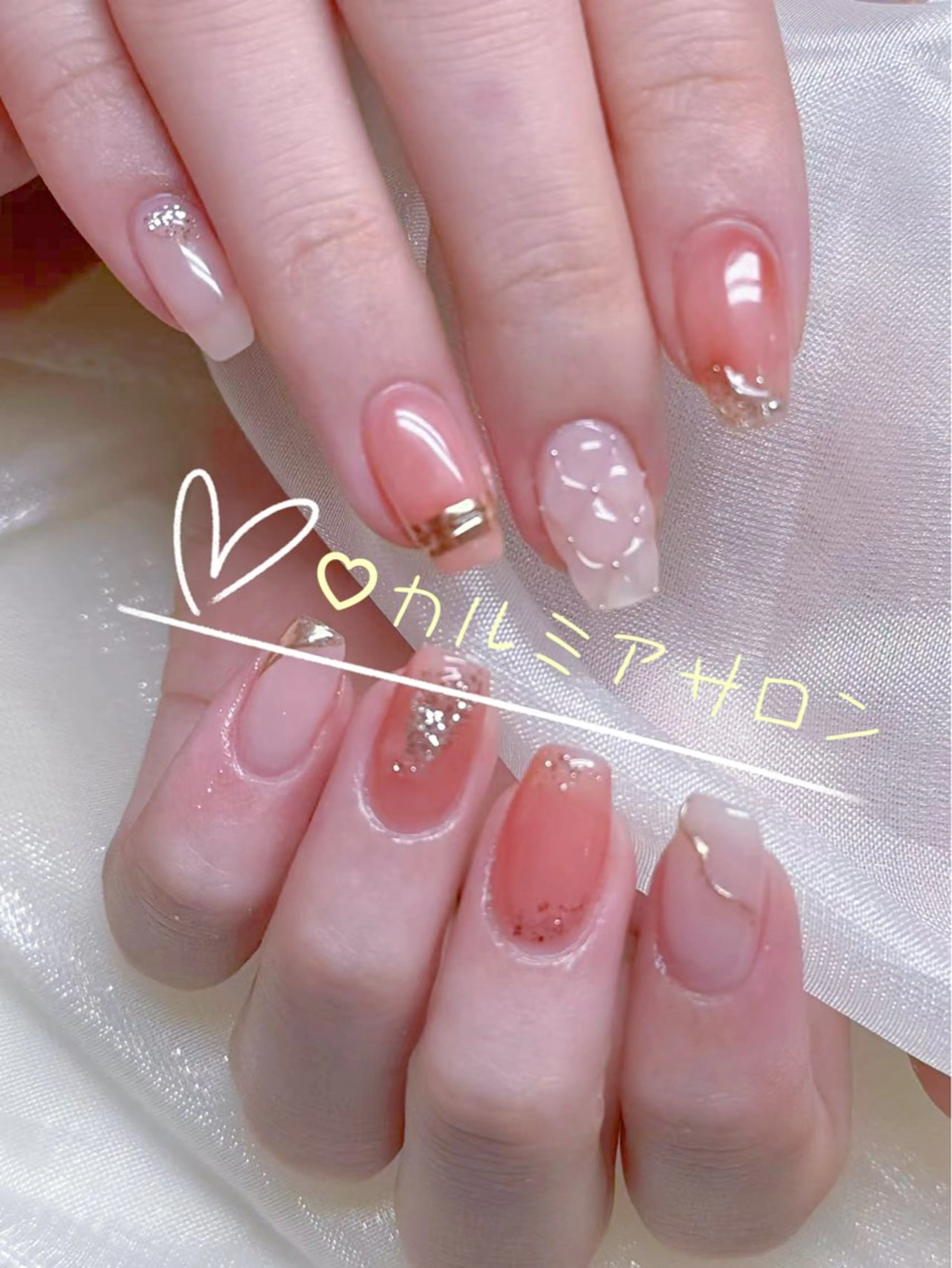 ネイル 日暮里💝m1♡ルル ネイルのネイルデザイン