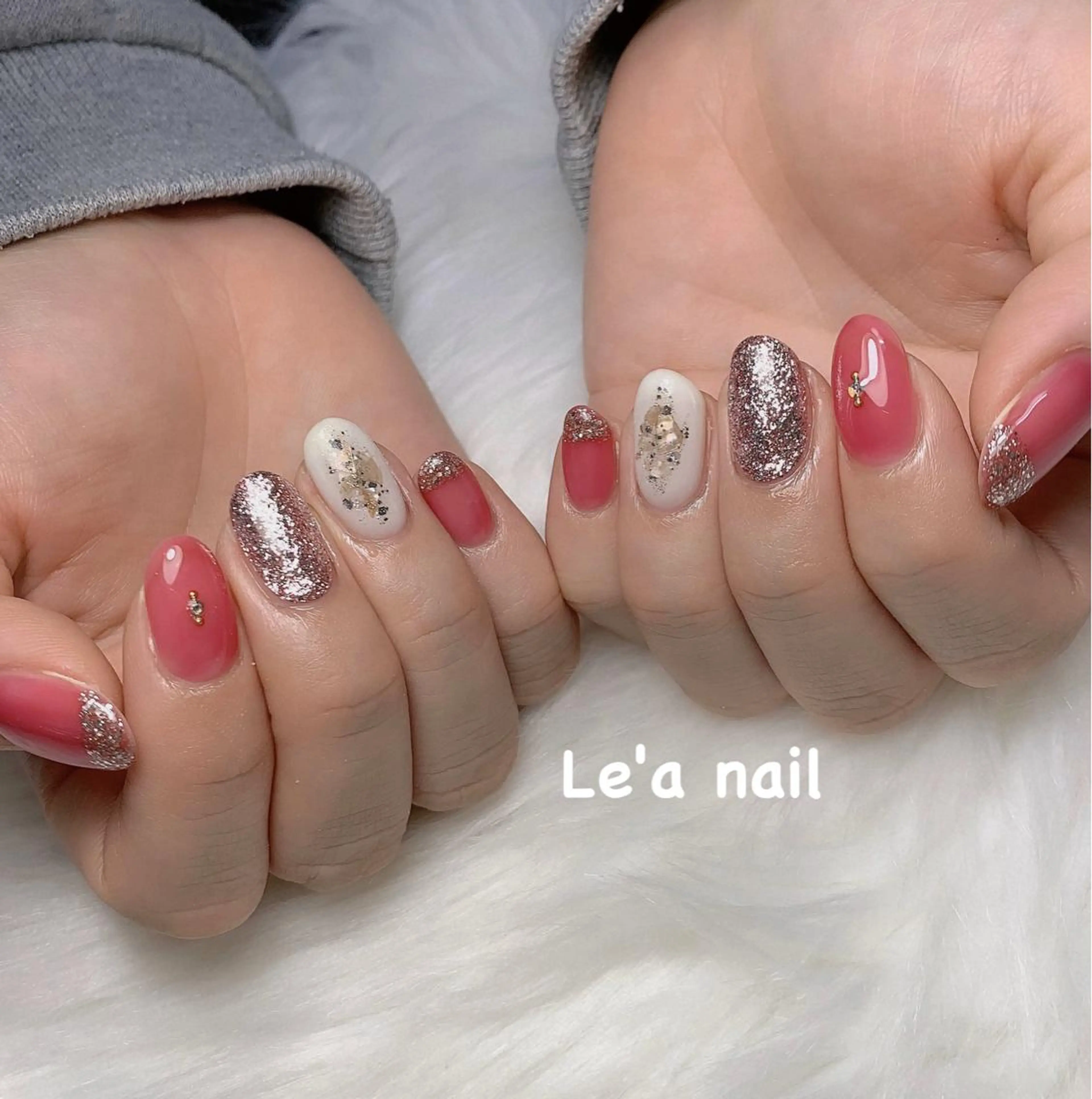 ネイル ハンドネイル 'mm所属・'mm  (ミリ) ＭＡＮＡＭＩのネイルデザイン