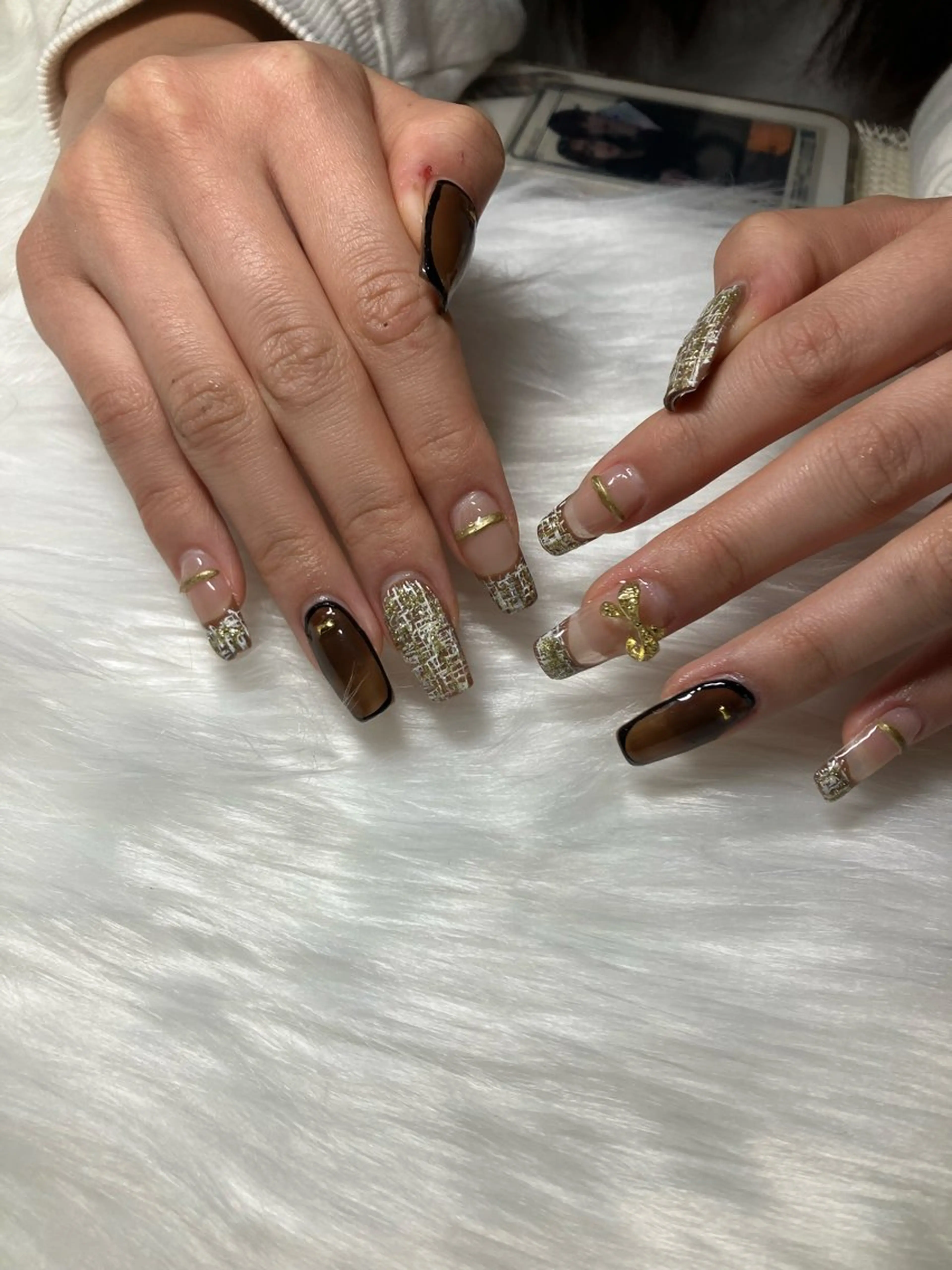 ネイル ハンドネイル MIYA  nail&   eyelash所属・MIYA NAIL シシのネイルデザイン