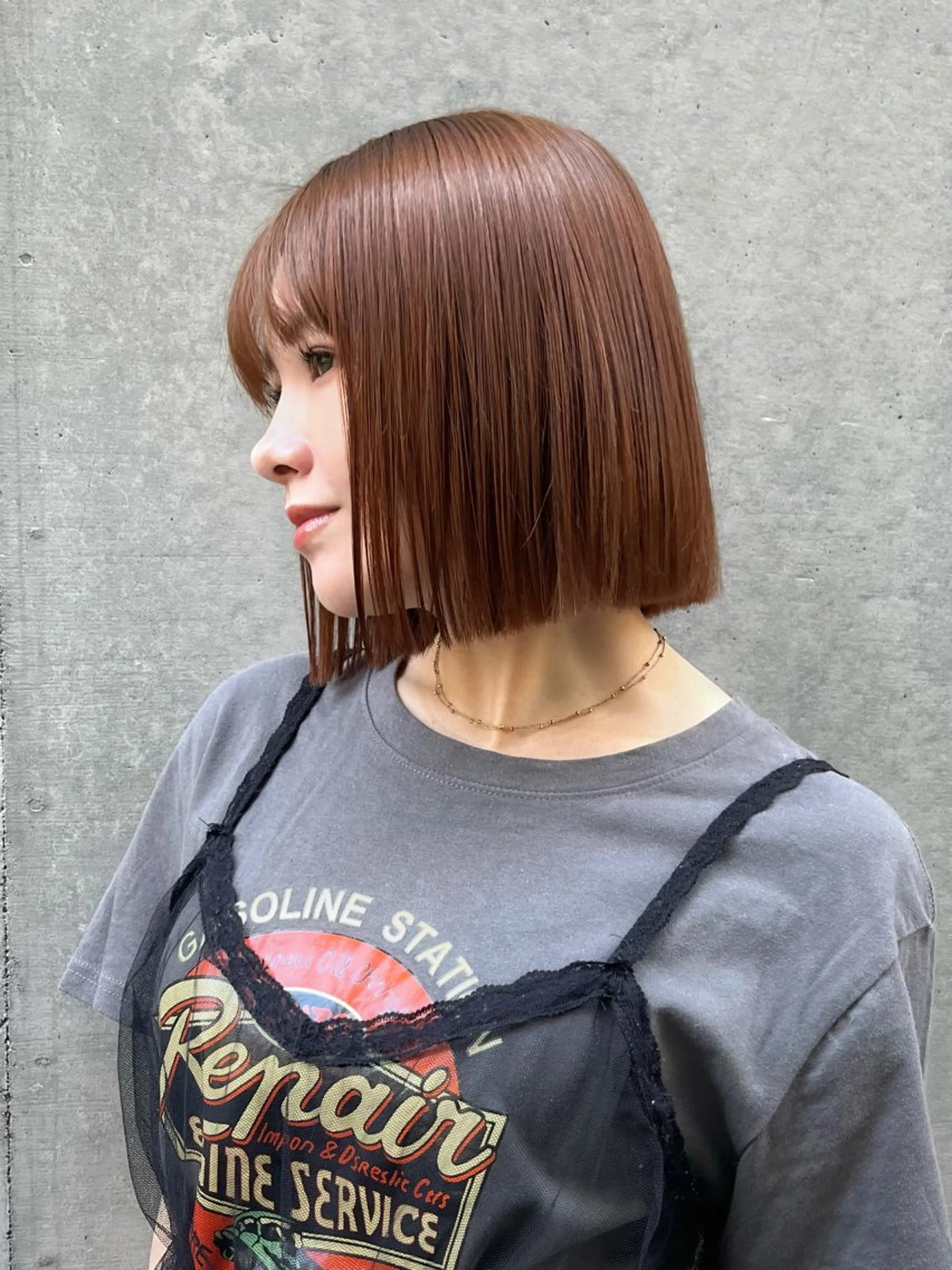 ≪人気No.1≫💫髪質改善💎似合わせボブカット＋傷まないINOAカラー+3stepトリートメント💫🧸の写真