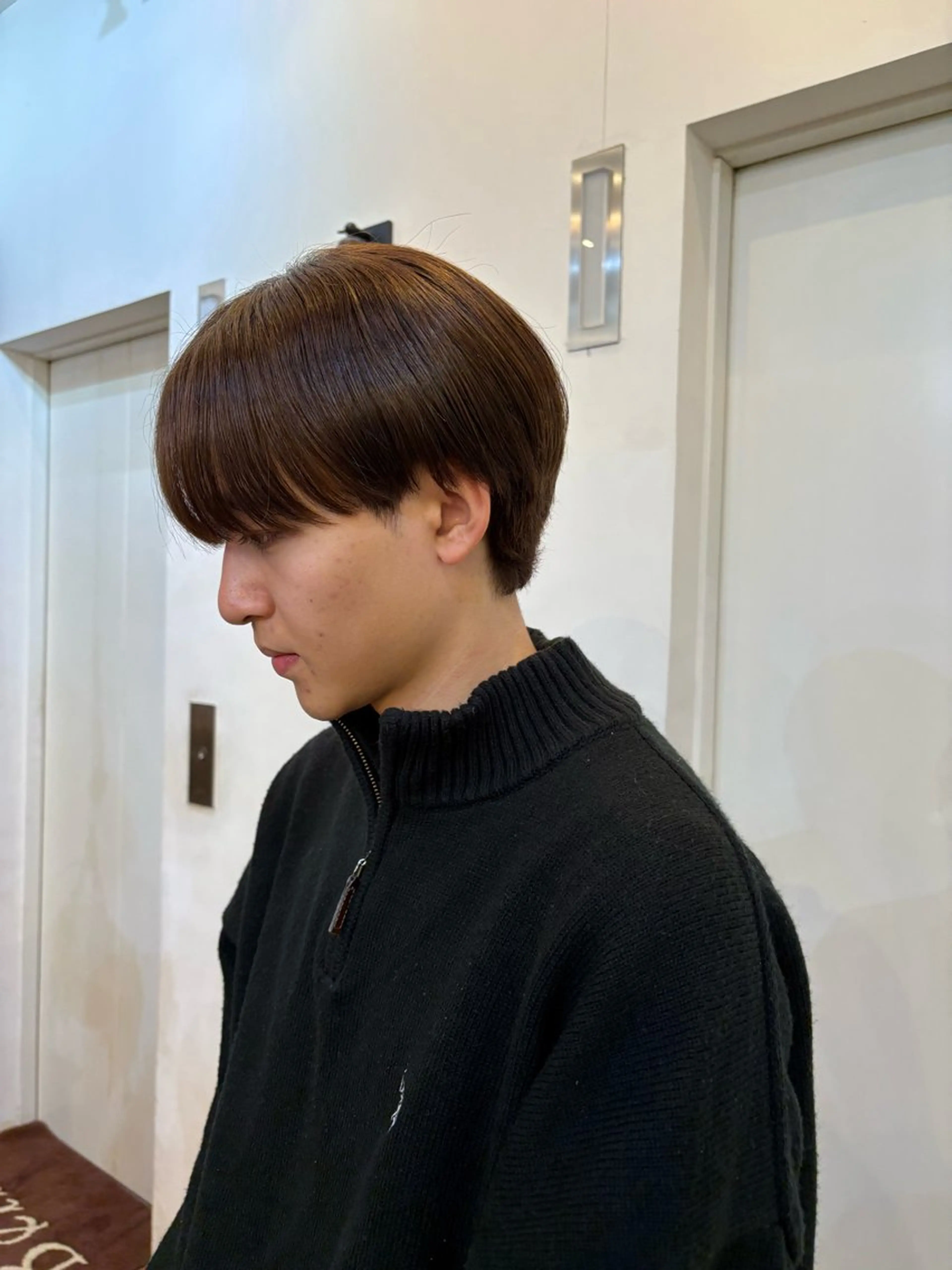 メンズ マッシュ シースルーマッシュ 刈り上げ カット トリートメント 似合わせカット‪// 鶴我万唯華のヘアスタイル