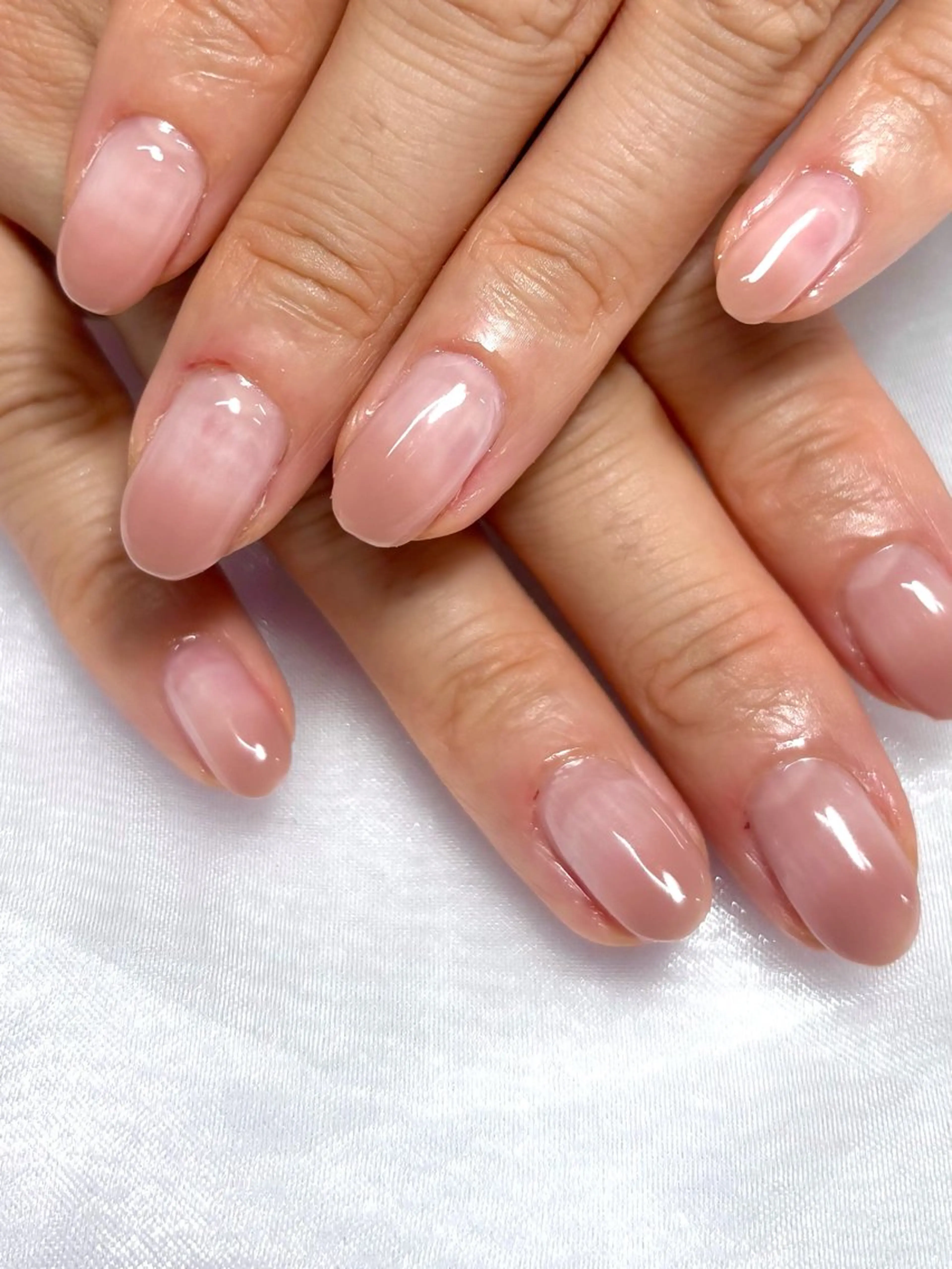 ネイル ブラウン グラデーション nail  mor. ななみんのネイルデザイン