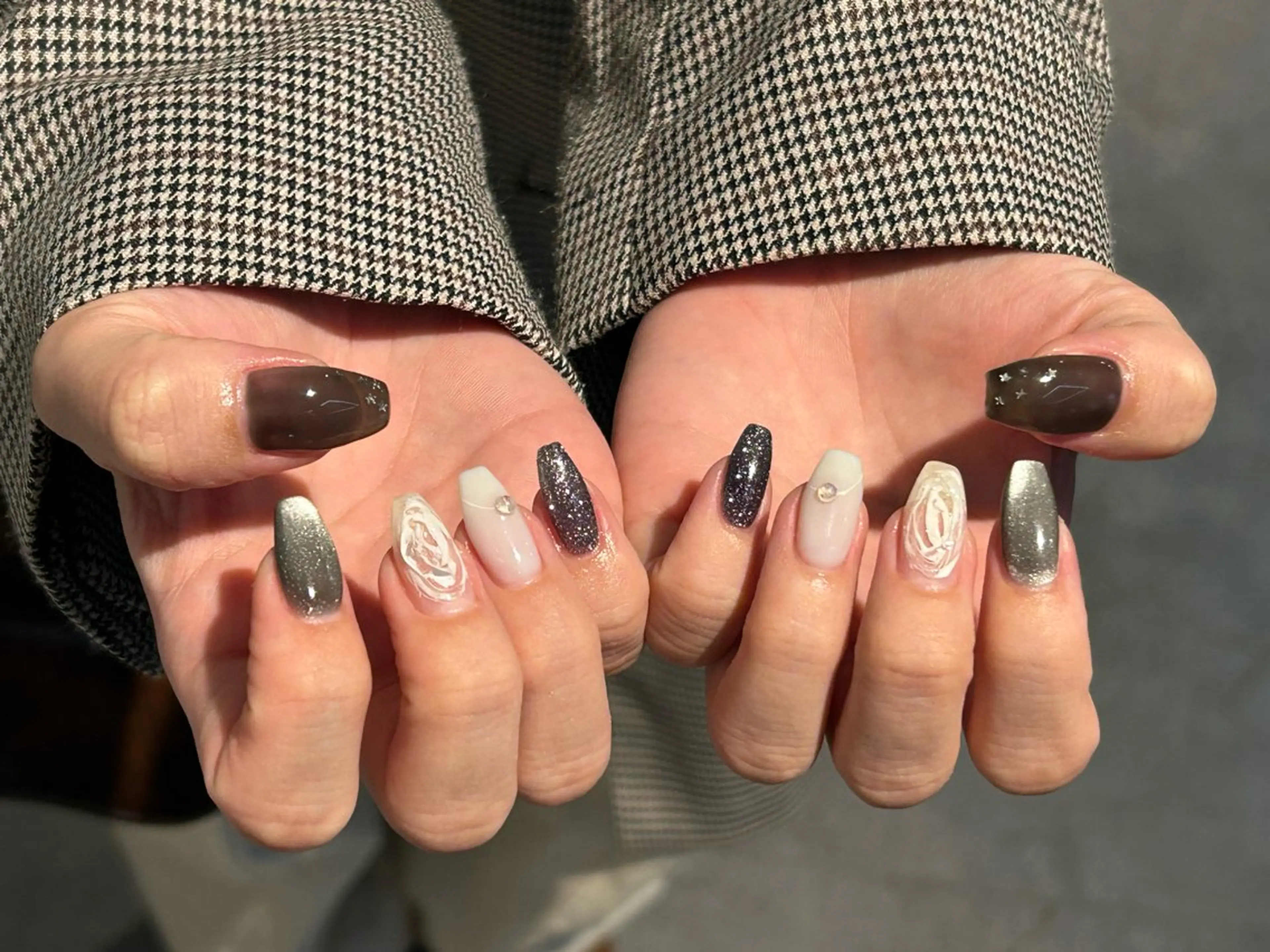 ネイル シンプルネイル ハンドネイル sol nailのネイルデザイン