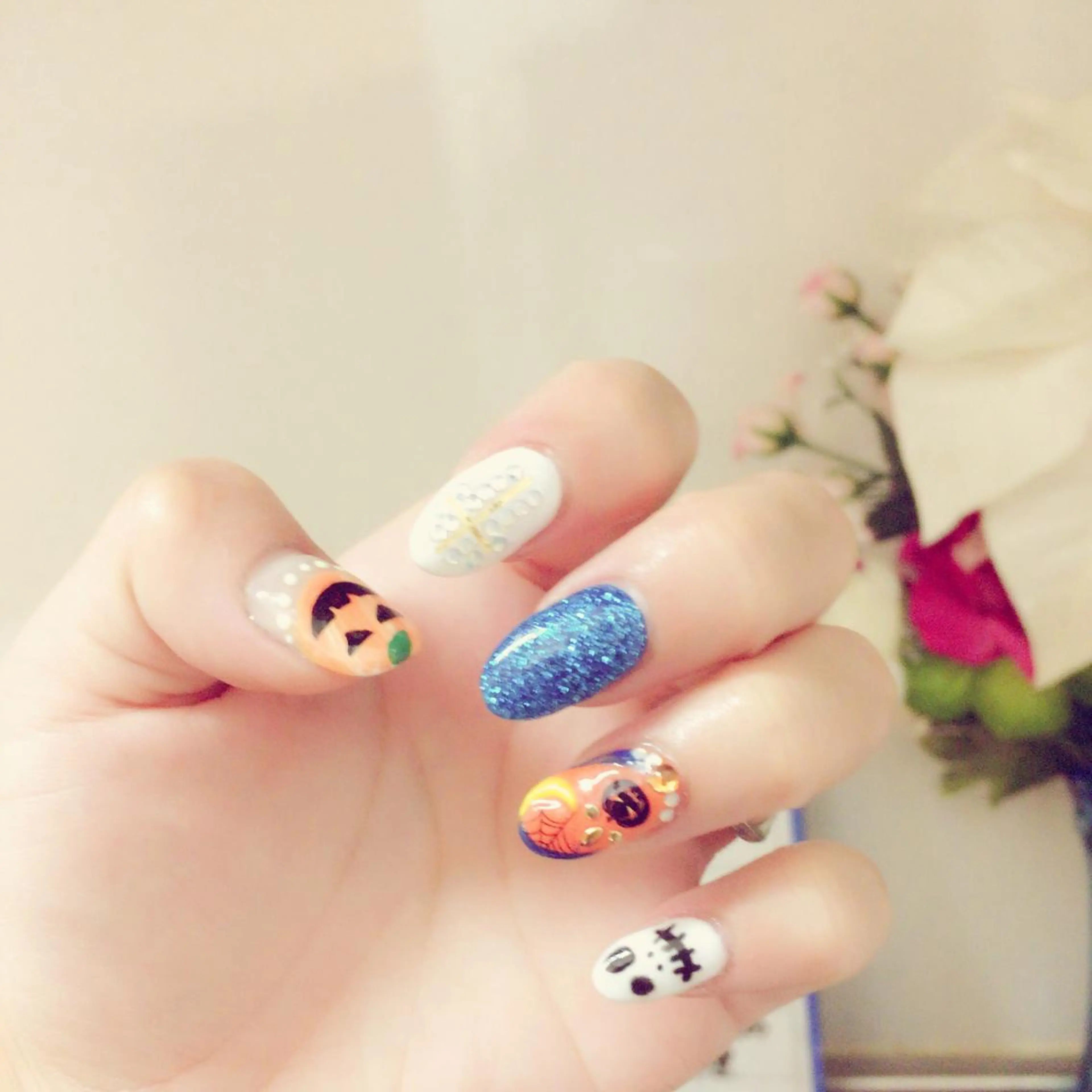 ネイル ハロウィン 藤 あやのネイルデザイン