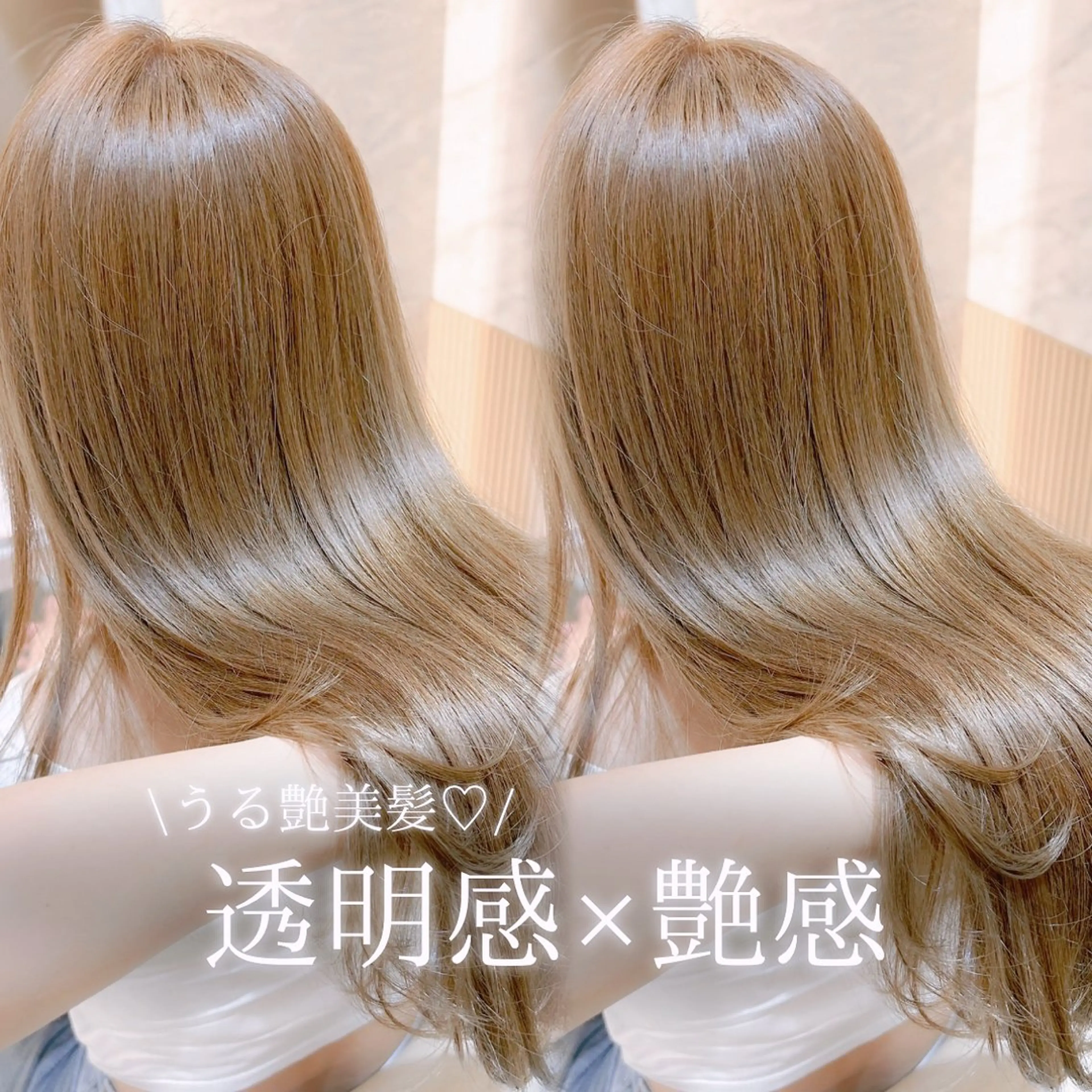 セミロング ヘアカラー トリートメント 縮毛矯正/韓国ヘア /ボブ🪄ミズキのヘアスタイル