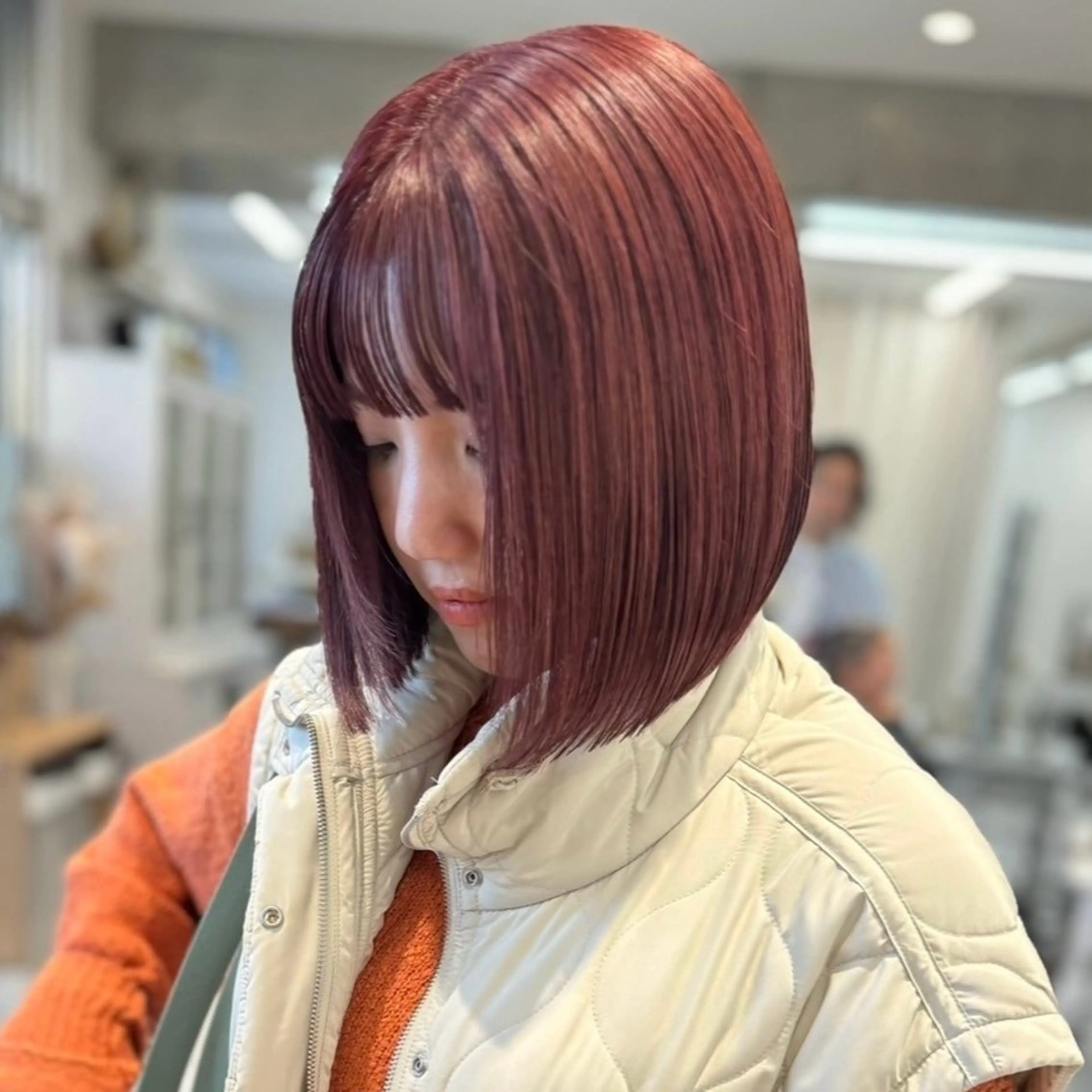 ミディアム 田島拓海 LEV. ボブカットのヘアスタイル
