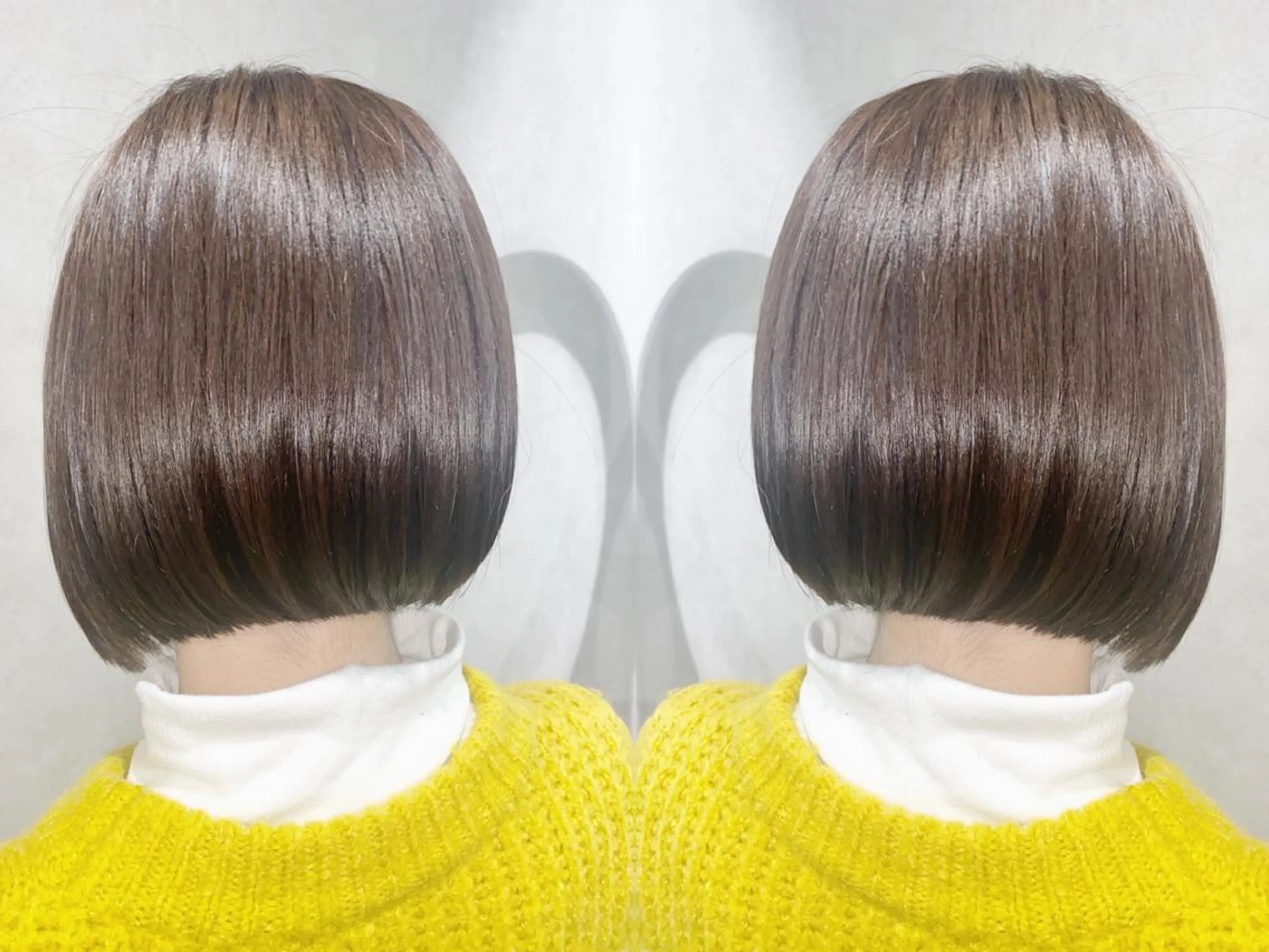 ミディアム カット ヘアカラー トリートメント _White所属・ＳＨＩ ＺＵのヘアスタイル