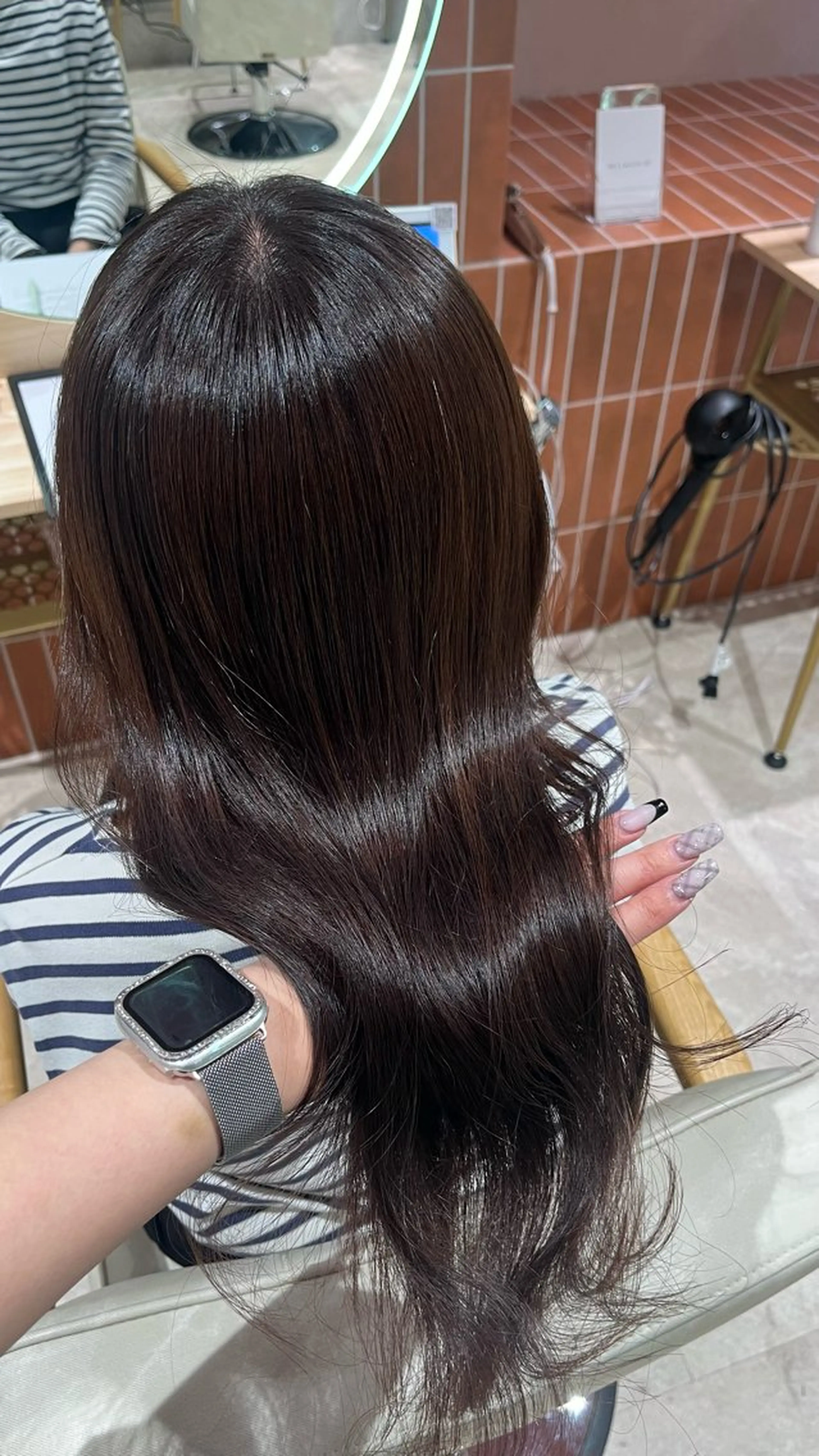 ロング カラー ヘアカラー トリートメント 🎀暖色カラー/ ハナ🎀のヘアスタイル