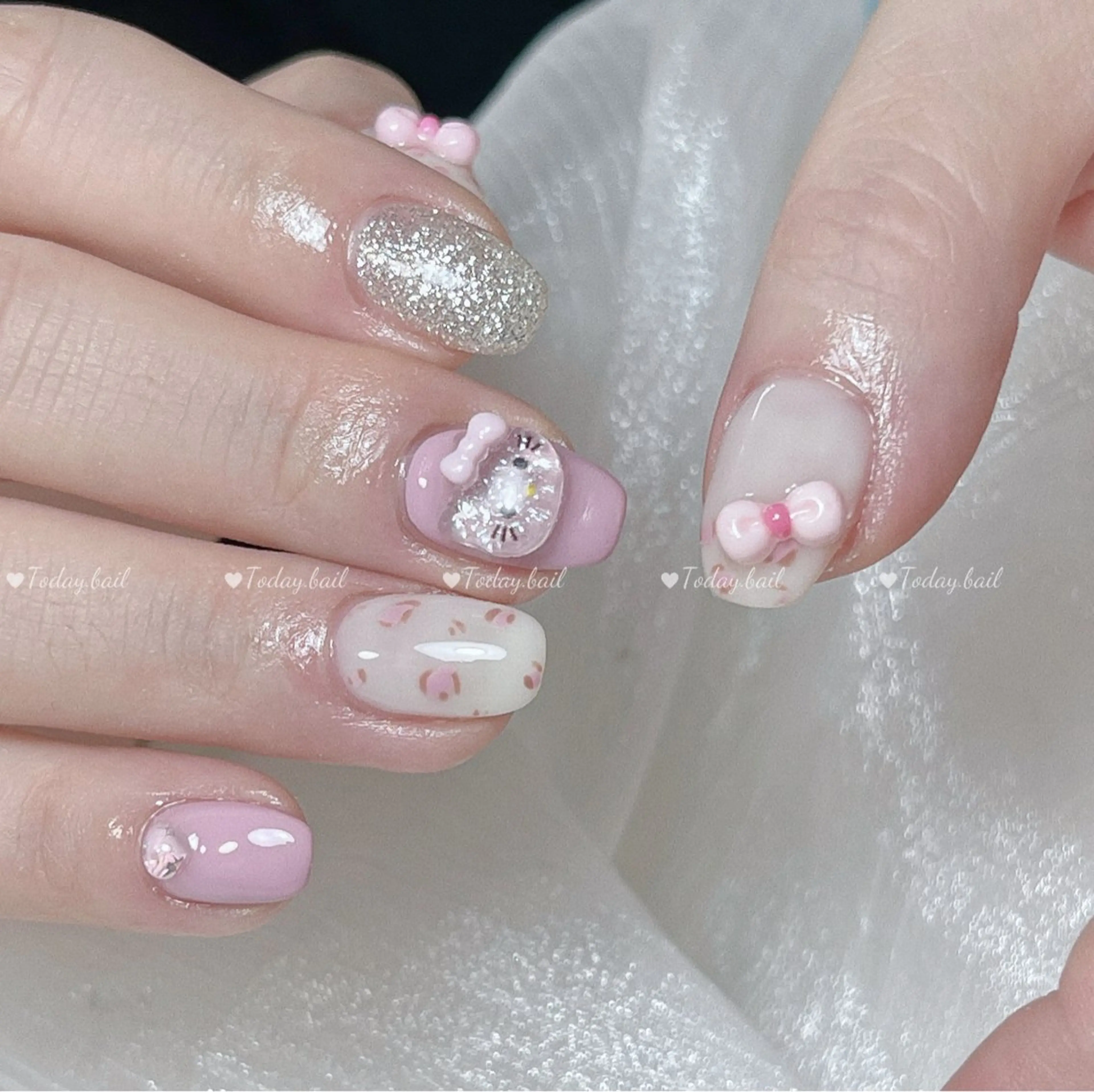 ネイル ハンドネイル 🎀Today nail💅のネイルデザイン