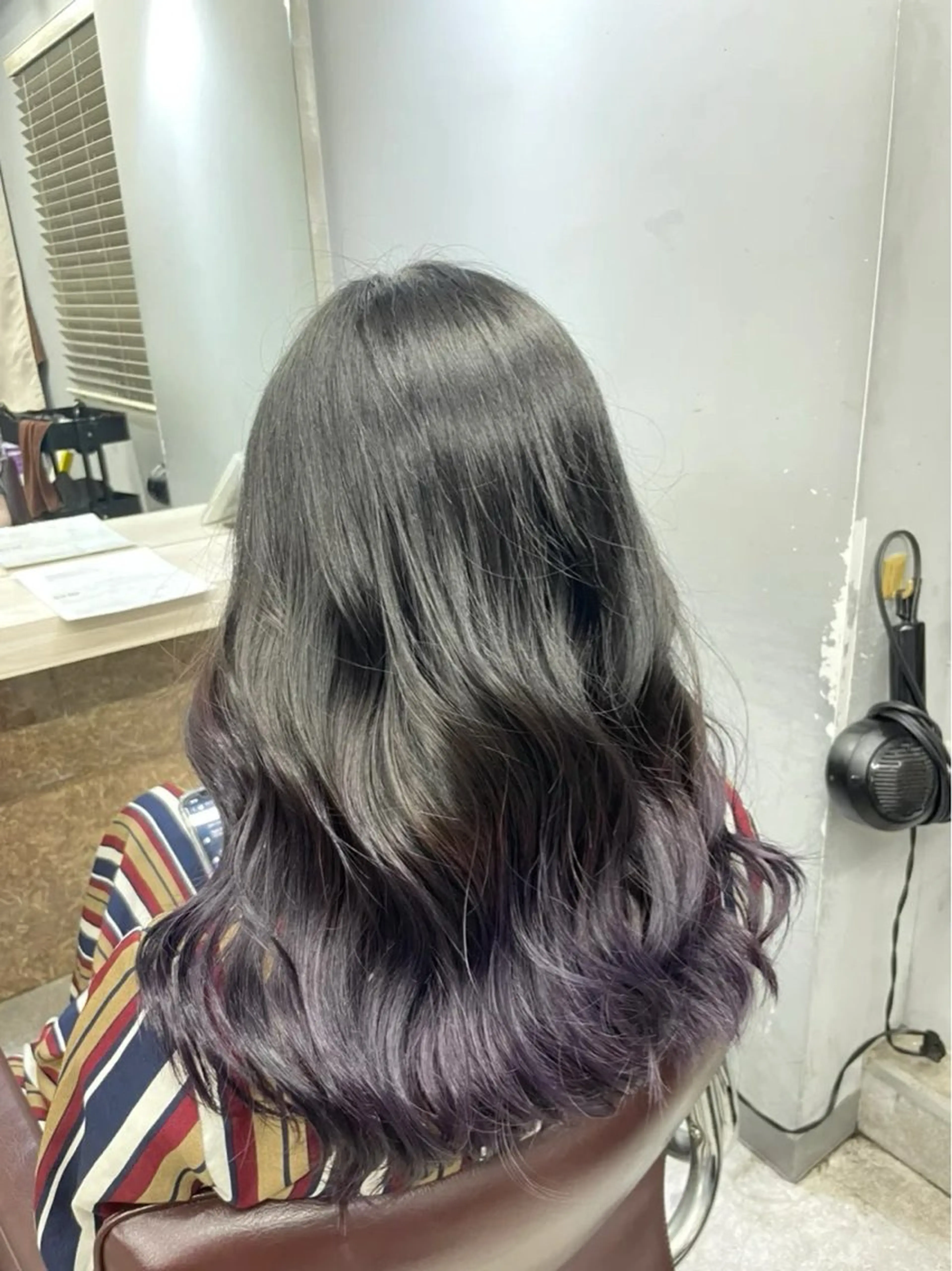 ロング カラー カット ヘアカラー トリートメント 🖤 tsubura🖤のヘアスタイル
