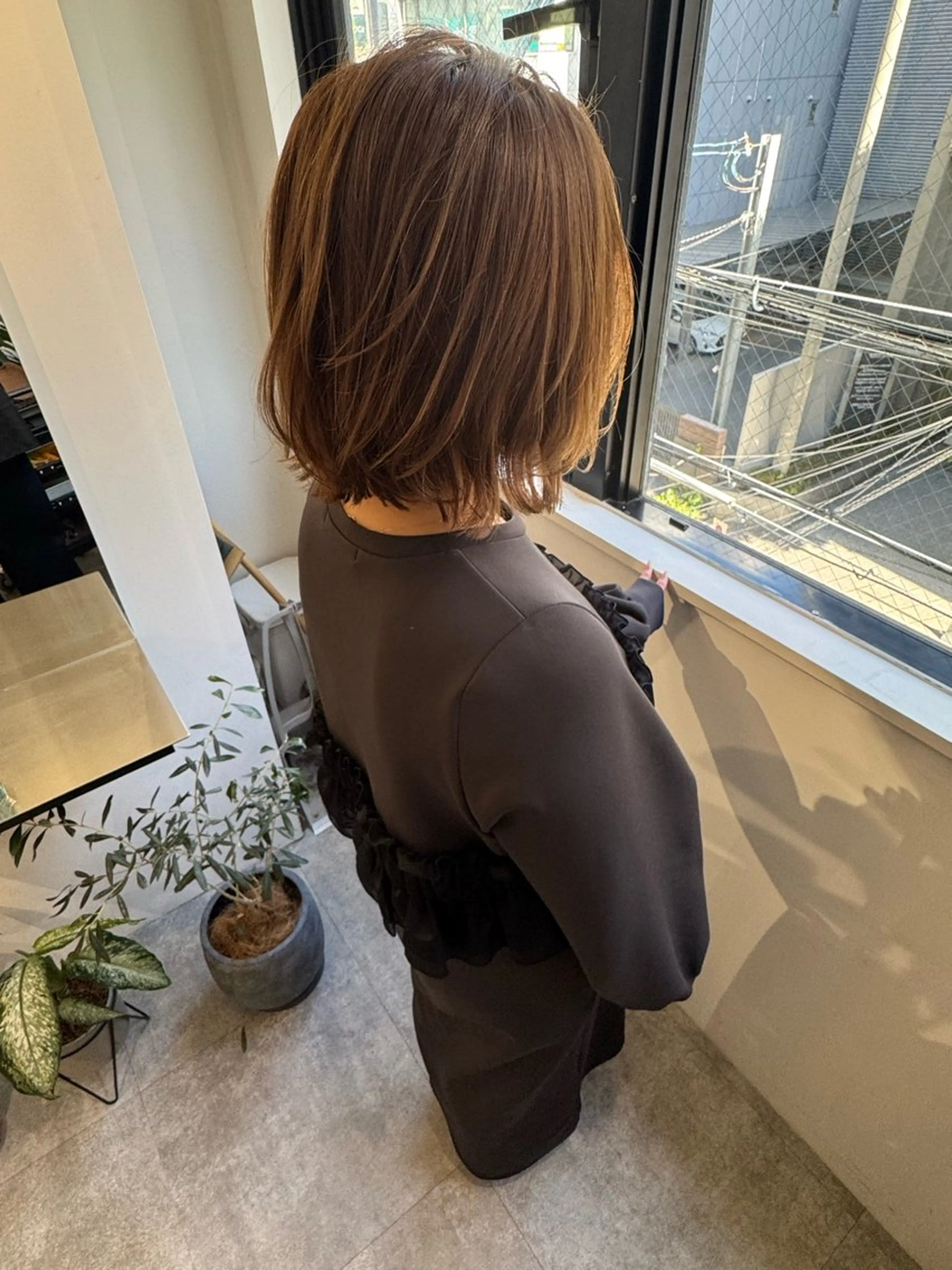 ショート カラー ボブレイヤー ボブ レイヤーカット カット ヘアカラー トリートメント reverie【レヴリー】所属・夜23時まで予約🉑 reverieあきらのその他イメージ