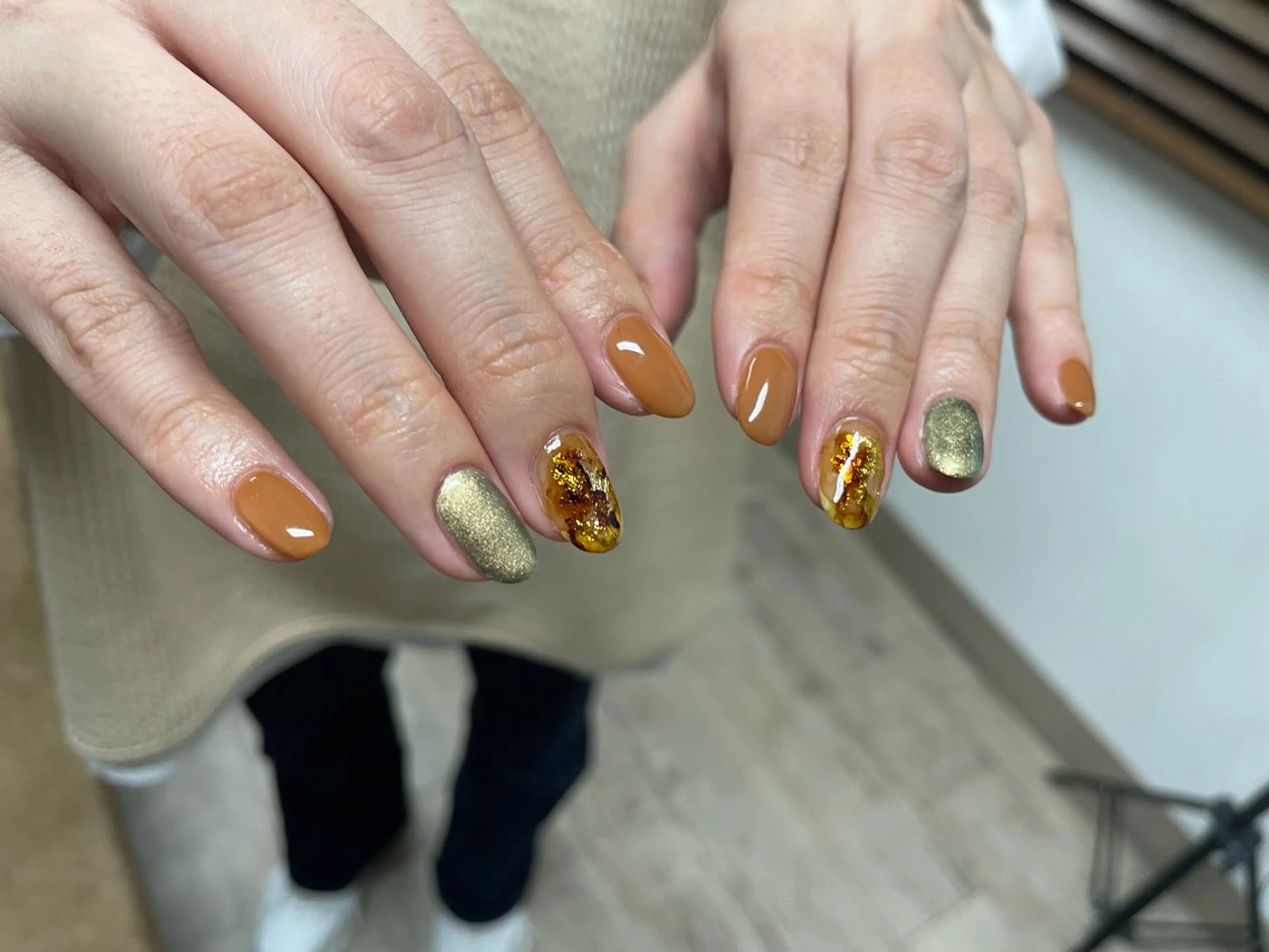 ネイル ニュアンスネイル nailpark_ MITSUMEのネイルデザイン