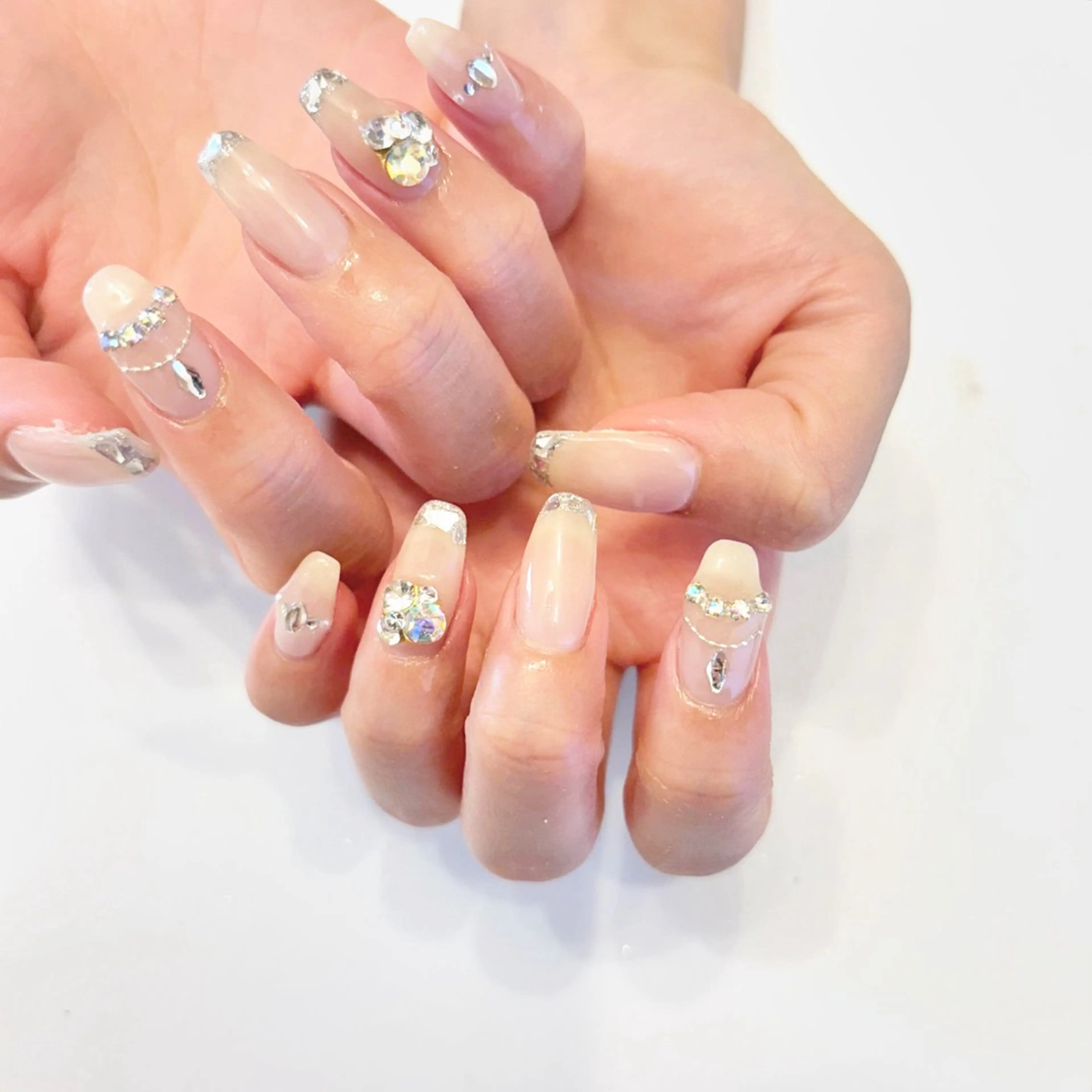 ネイル ハンドネイル Sea  nail by emaのネイルデザイン