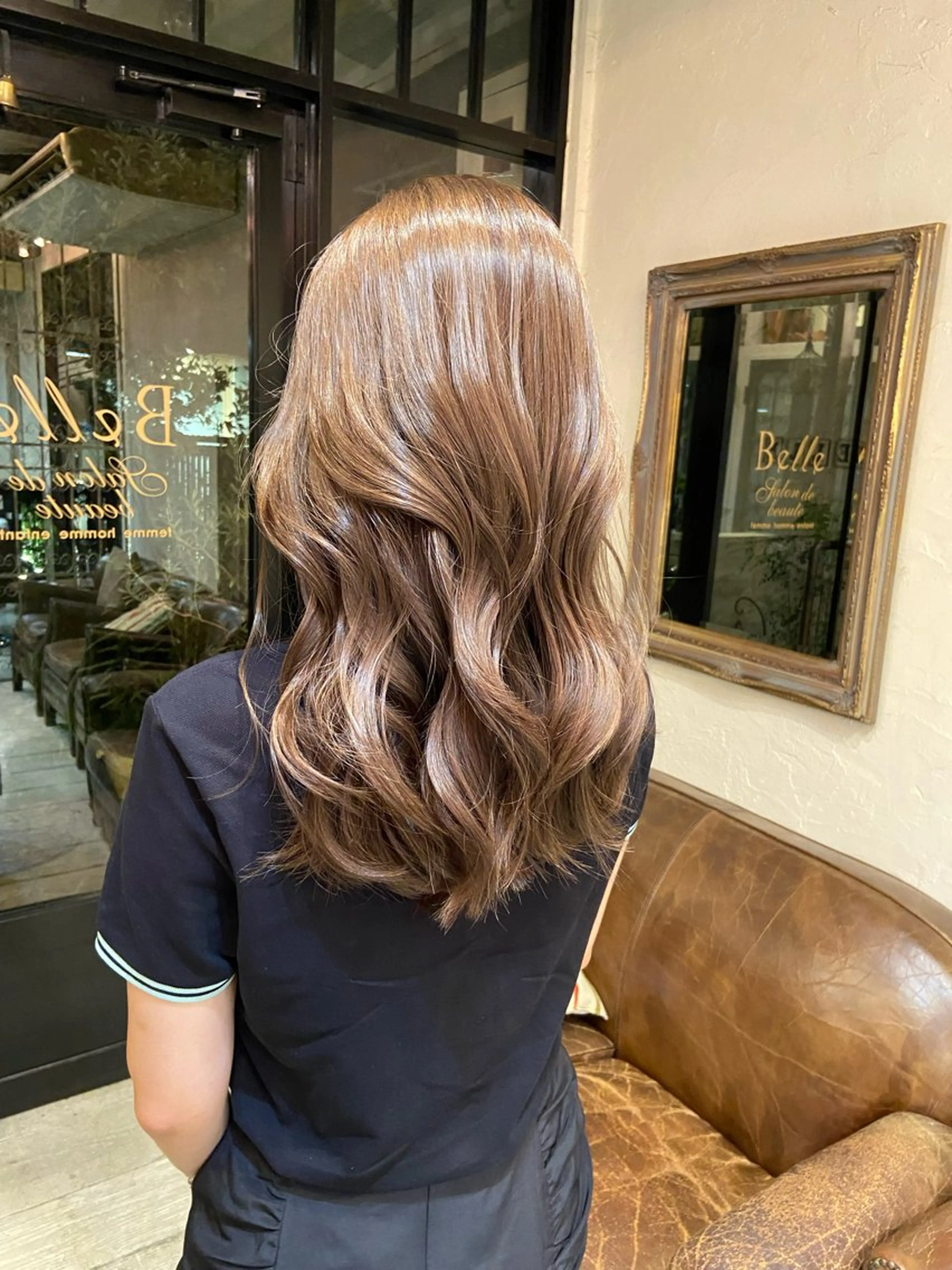 カラー ベージュカラー オリーブベージュ ダメージレス美容師 🌱水島侑理のヘアスタイル