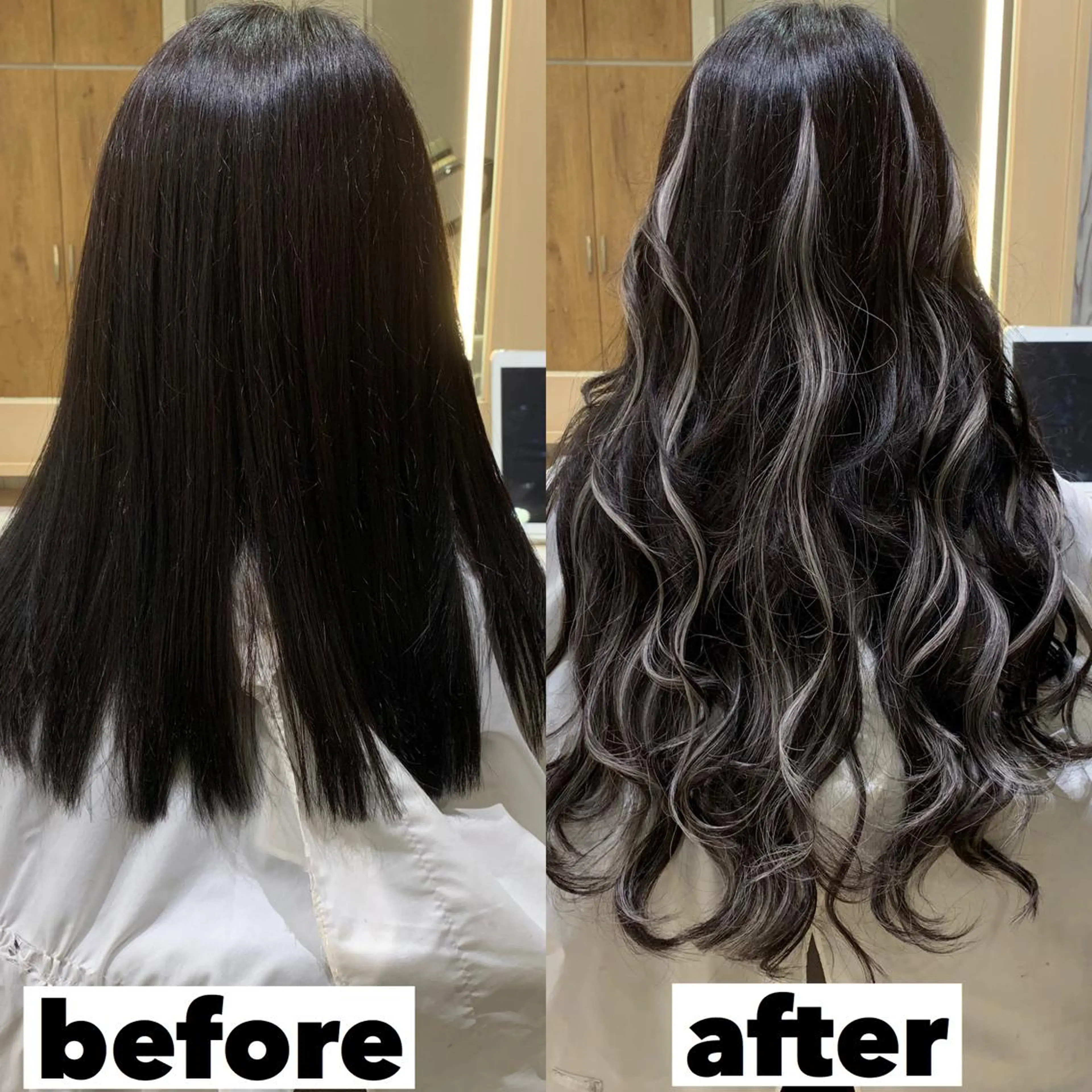 ロング カラー ヘアアレンジ マツエク・マツパ エクステ エクステ TATSUYA アートディレクターのヘアスタイル