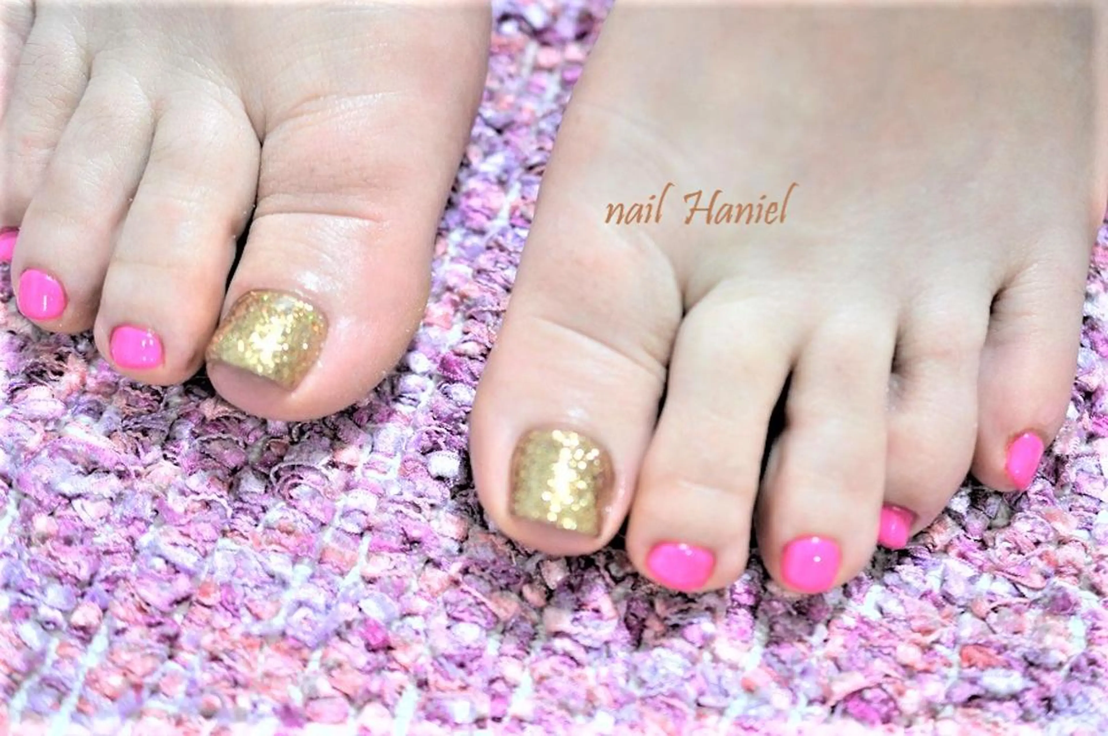 ネイル フットネイル ジェルネイル nail Haniel所属・半蔵門サロンハニエル 魅神 ちよのネイルデザイン