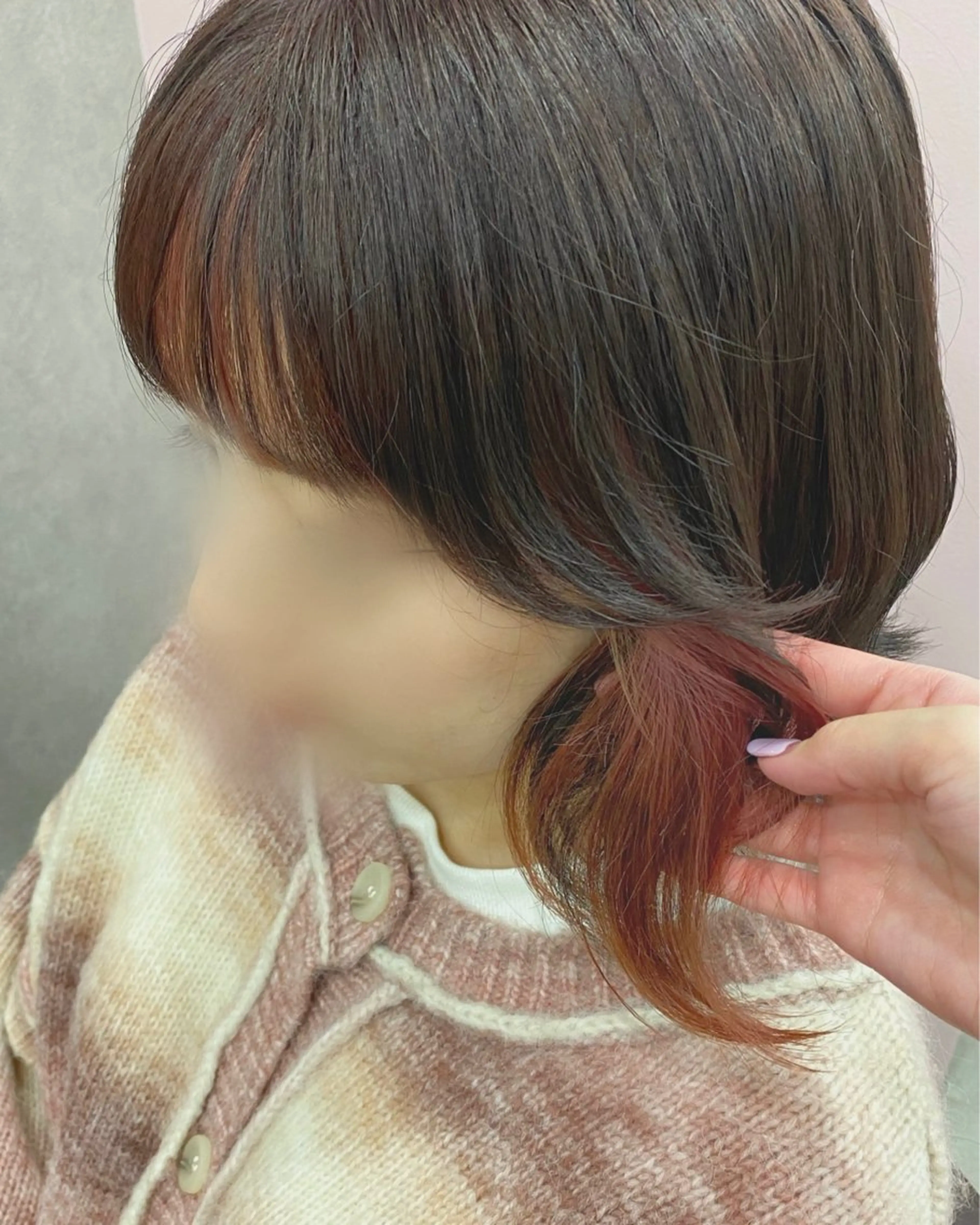 ショート カット ヘアカラー トリートメント 🩶西 雪乃/透明感 🫧/赤み消し✨🩶のヘアスタイル