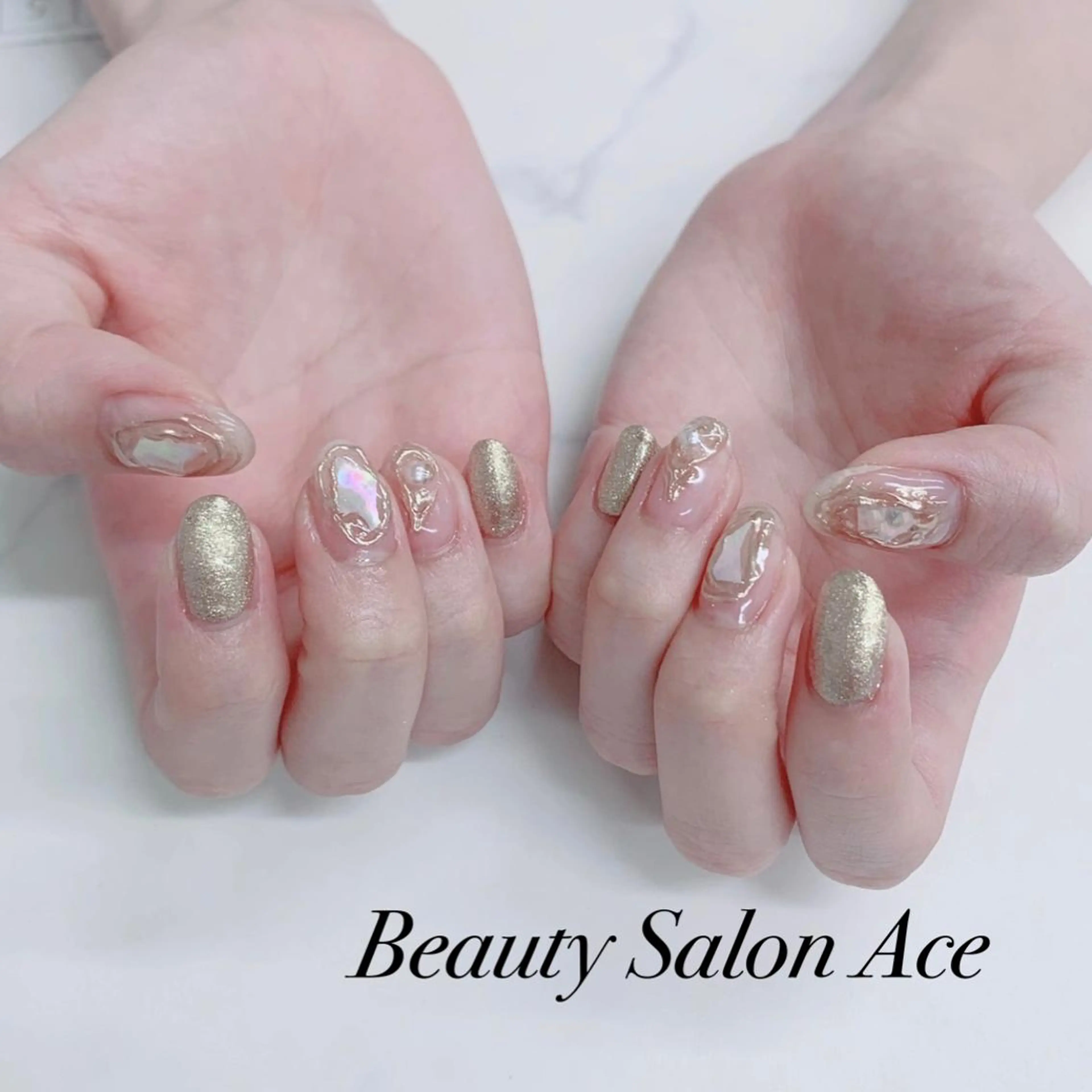 ネイル メンズネイル 夏ネイル ハンドネイル ハンドケア Beauty Salon Ace(ネイルサロン エース)所属・池袋フィルイン Ace♡長さだしのネイルデザイン