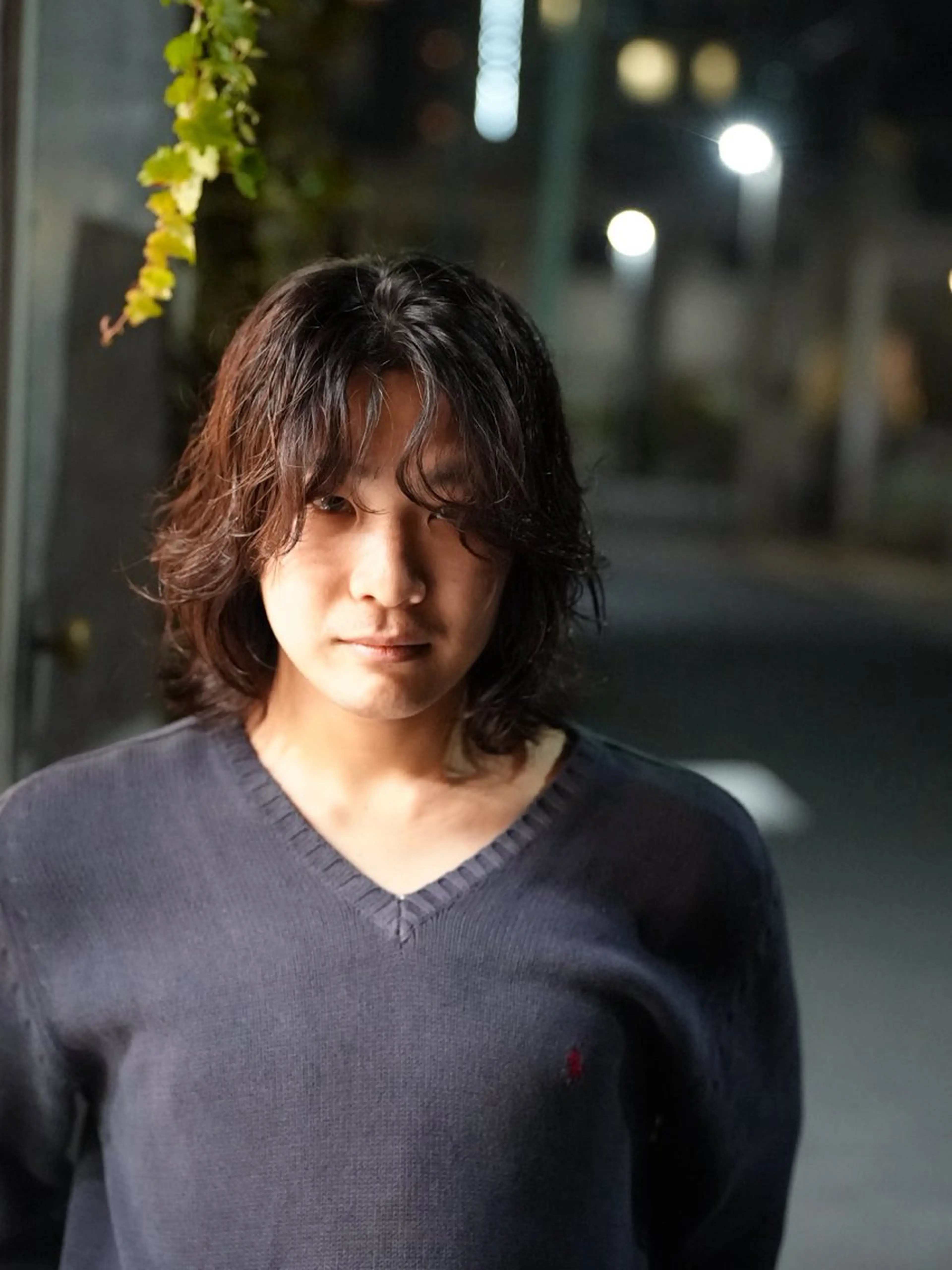 ミディアム ミディアムパーマ カット パーマ メンズ🔥 颯太のヘアスタイル