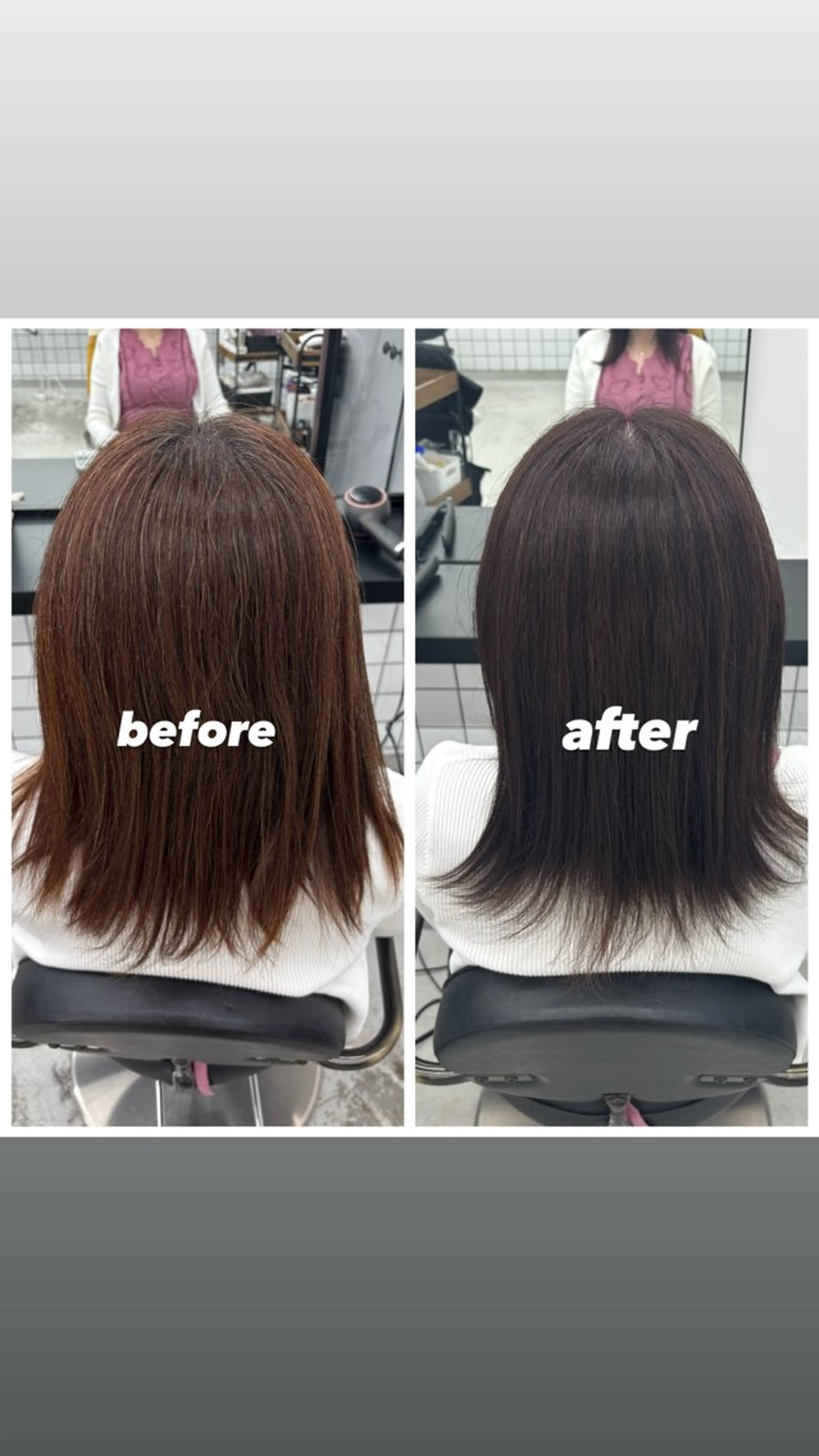 ミディアム カラー ベージュカラー ピンクカラー ピンクベージュ ヘアカラー トリートメント 🌼あいり🌼 JILLSTUDIOのヘアスタイル
