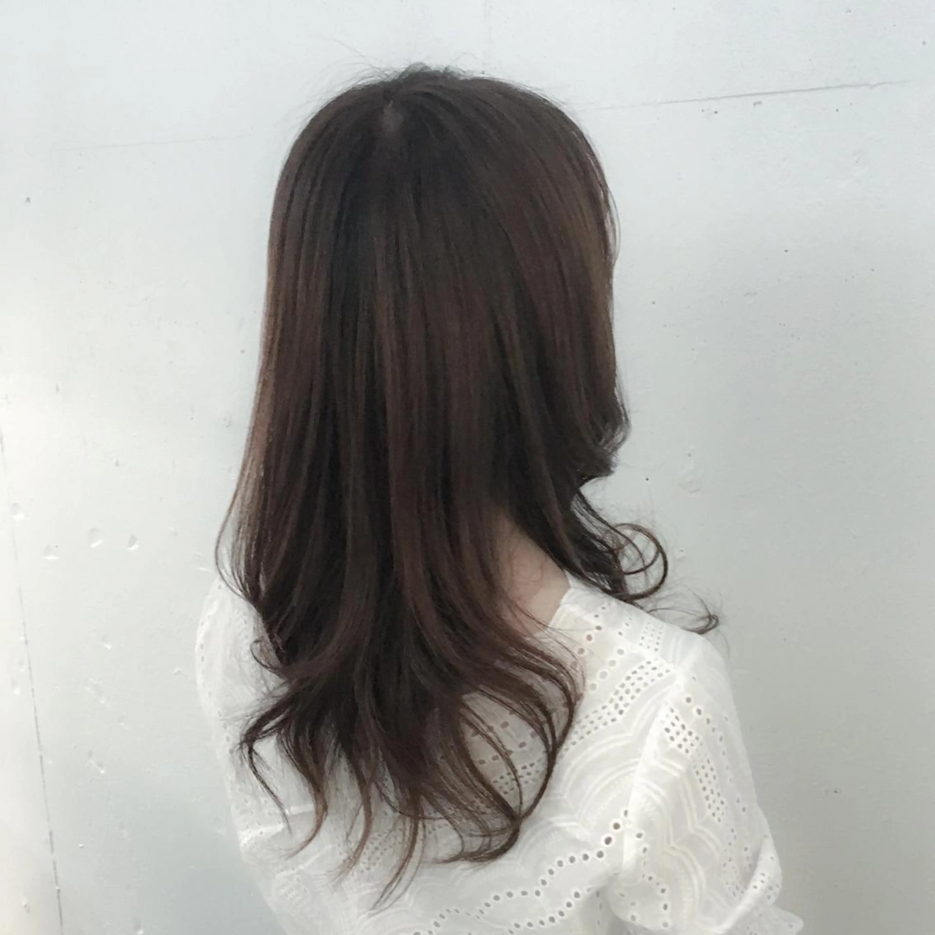 ロング カラー パーマ カット パーマ トリートメント トミタ アツシのヘアスタイル
