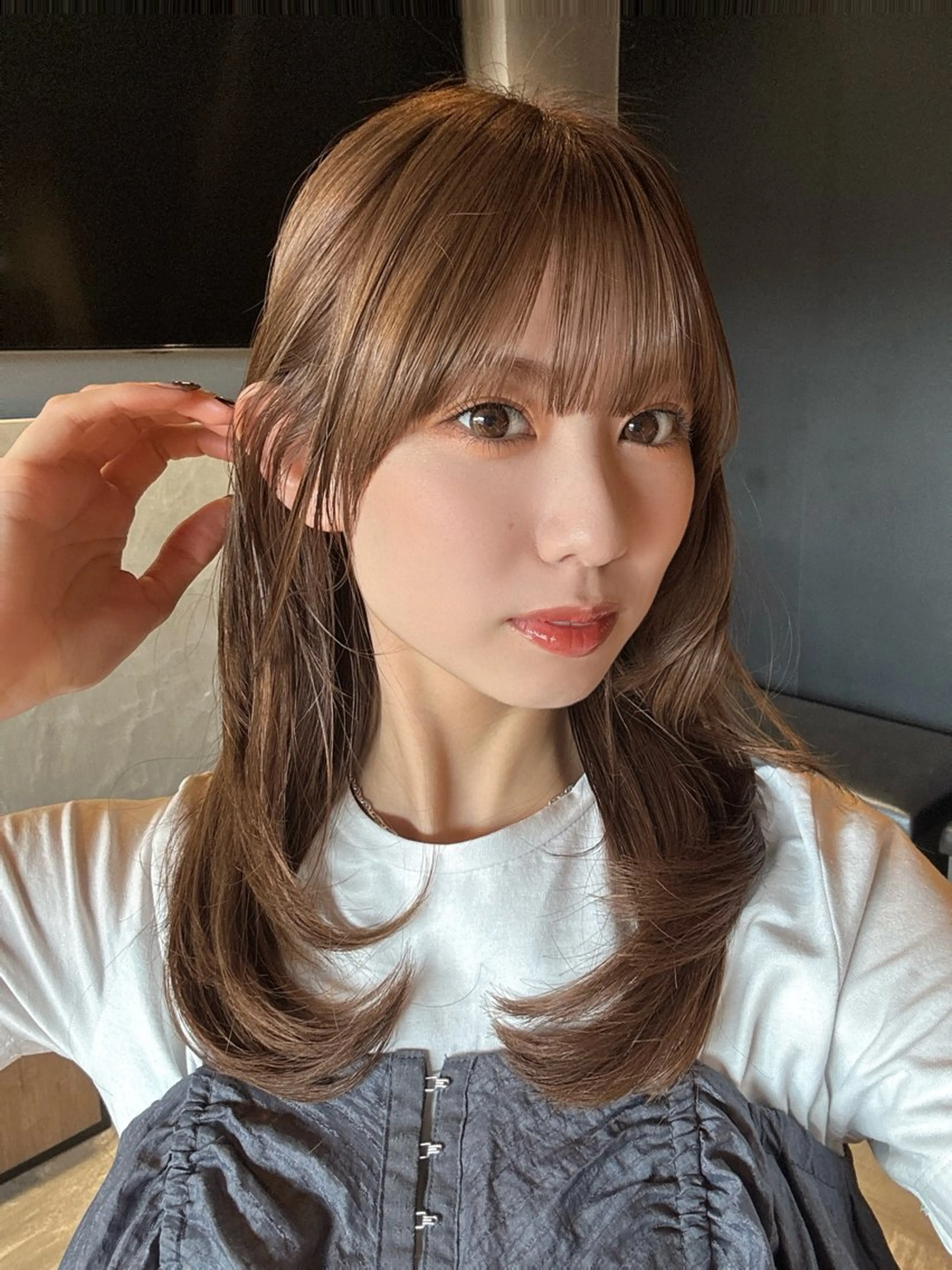ショート カラー カット ヘアカラー トリートメント レイヤー/透明感/ 艶髪/kana 🩰のヘアスタイル