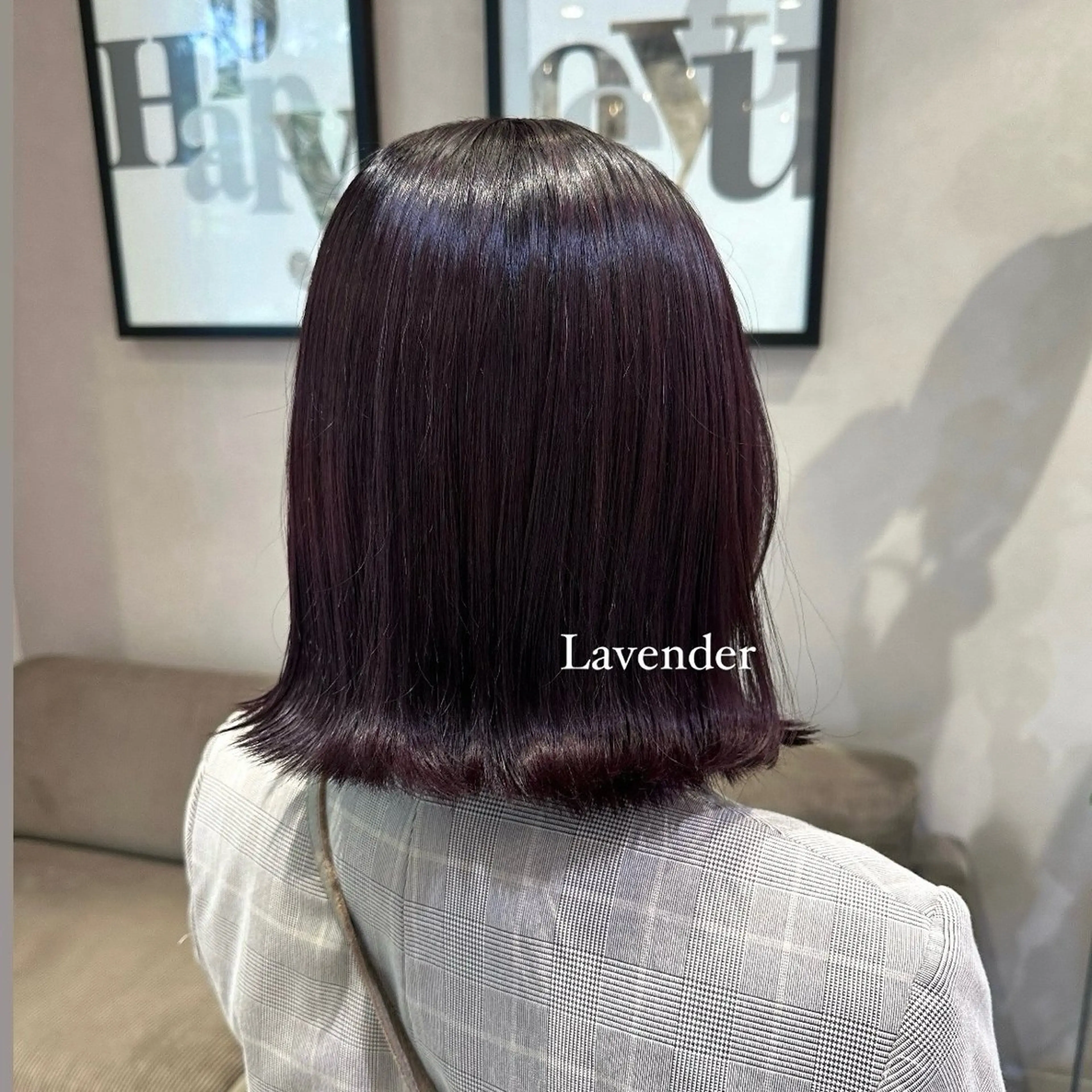 ミディアム カラー ヘアカラー nanami ￤透明感￤ラベンダーのヘアスタイル
