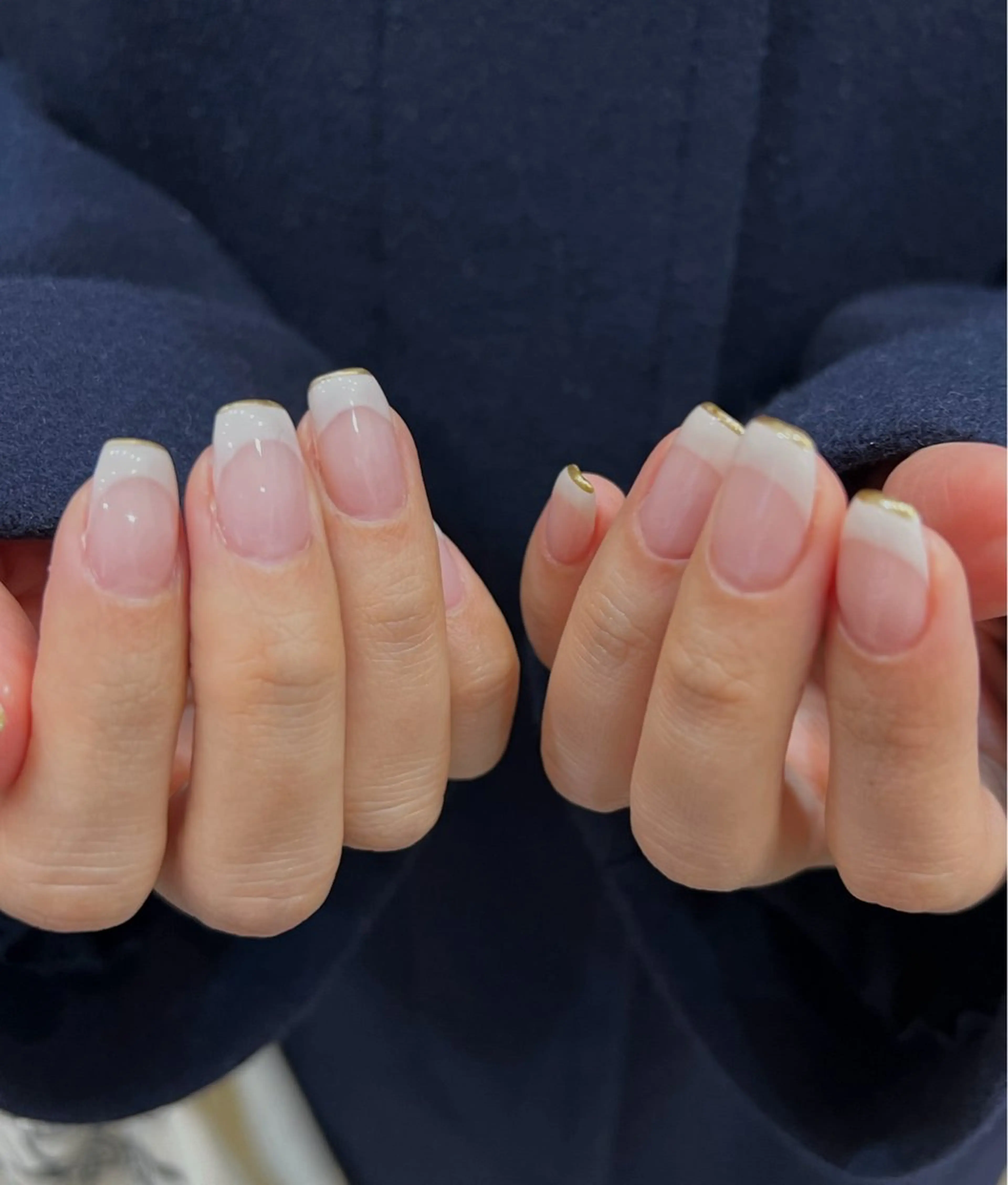 ネイル フレンチネイル ハンドネイル ヘアメイクネイリスト 💄💅hidemiのネイルデザイン