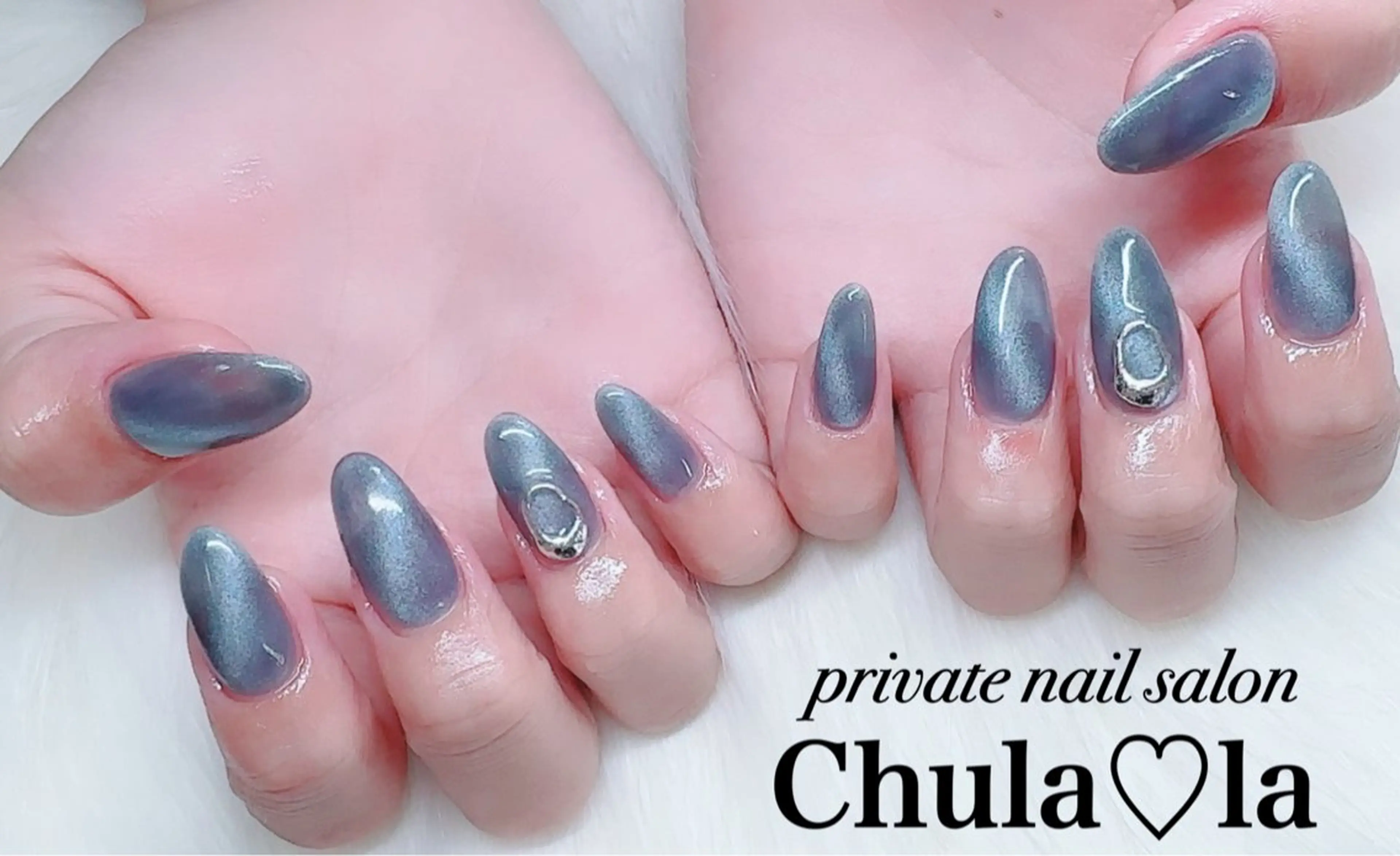 ネイル マグネットネイル ハンドネイル Chula♡la 豊見城市高安のネイルデザイン