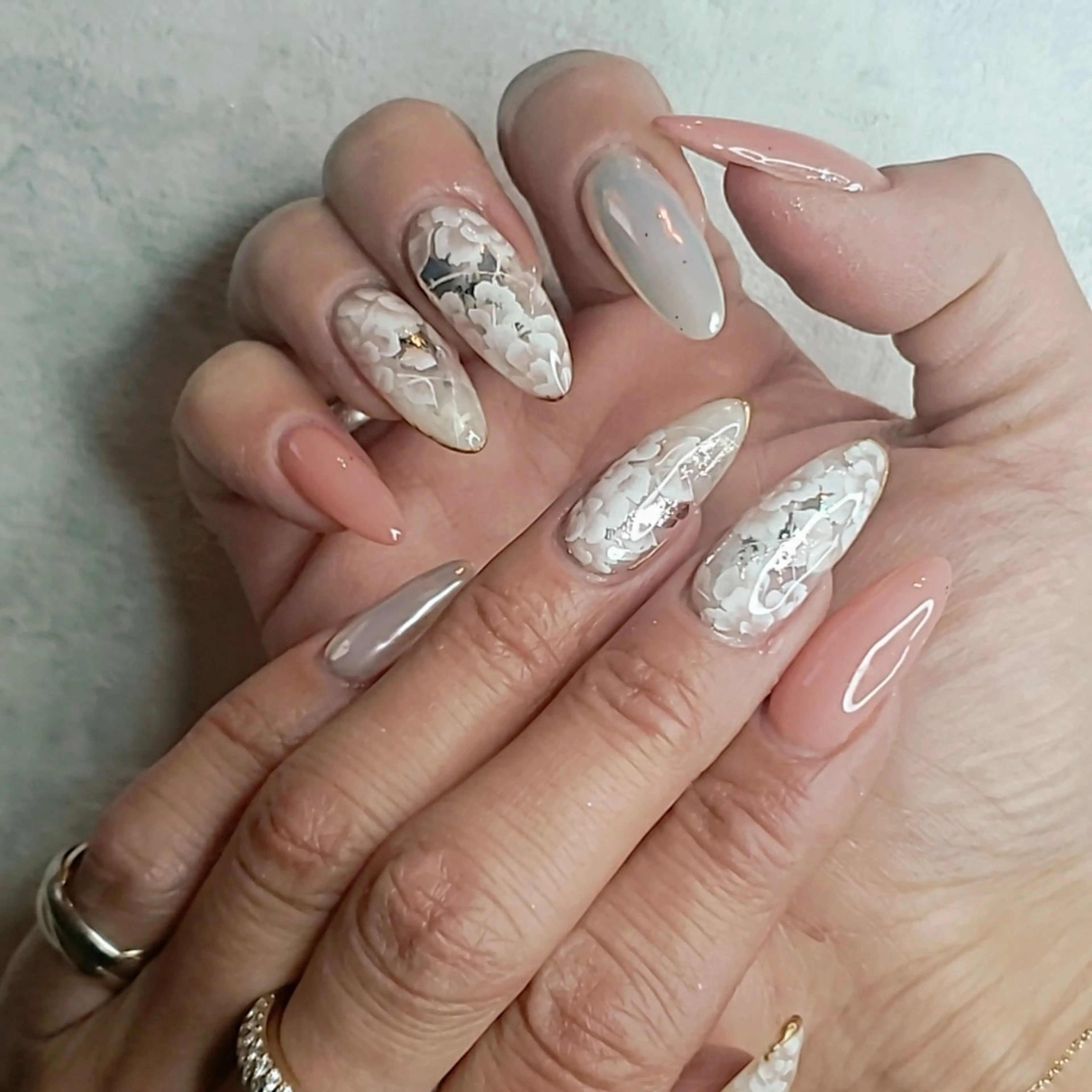 ネイル フラワーネイル ジェルネイル スカルプネイル Nail Allure(ネイル アルーア)所属・Nail Allureのネイルデザイン