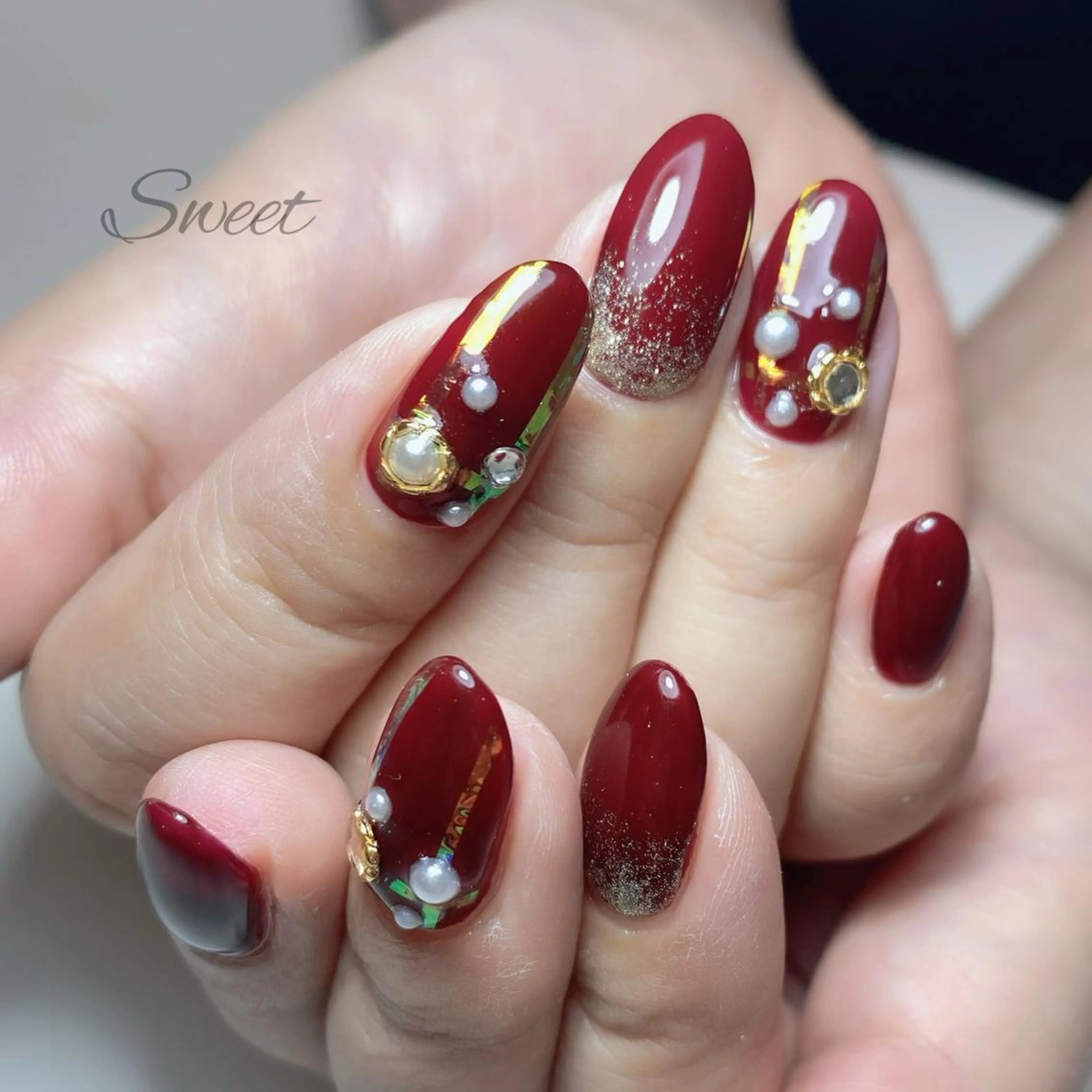 ネイル sweet 仲野陽子のネイルデザイン