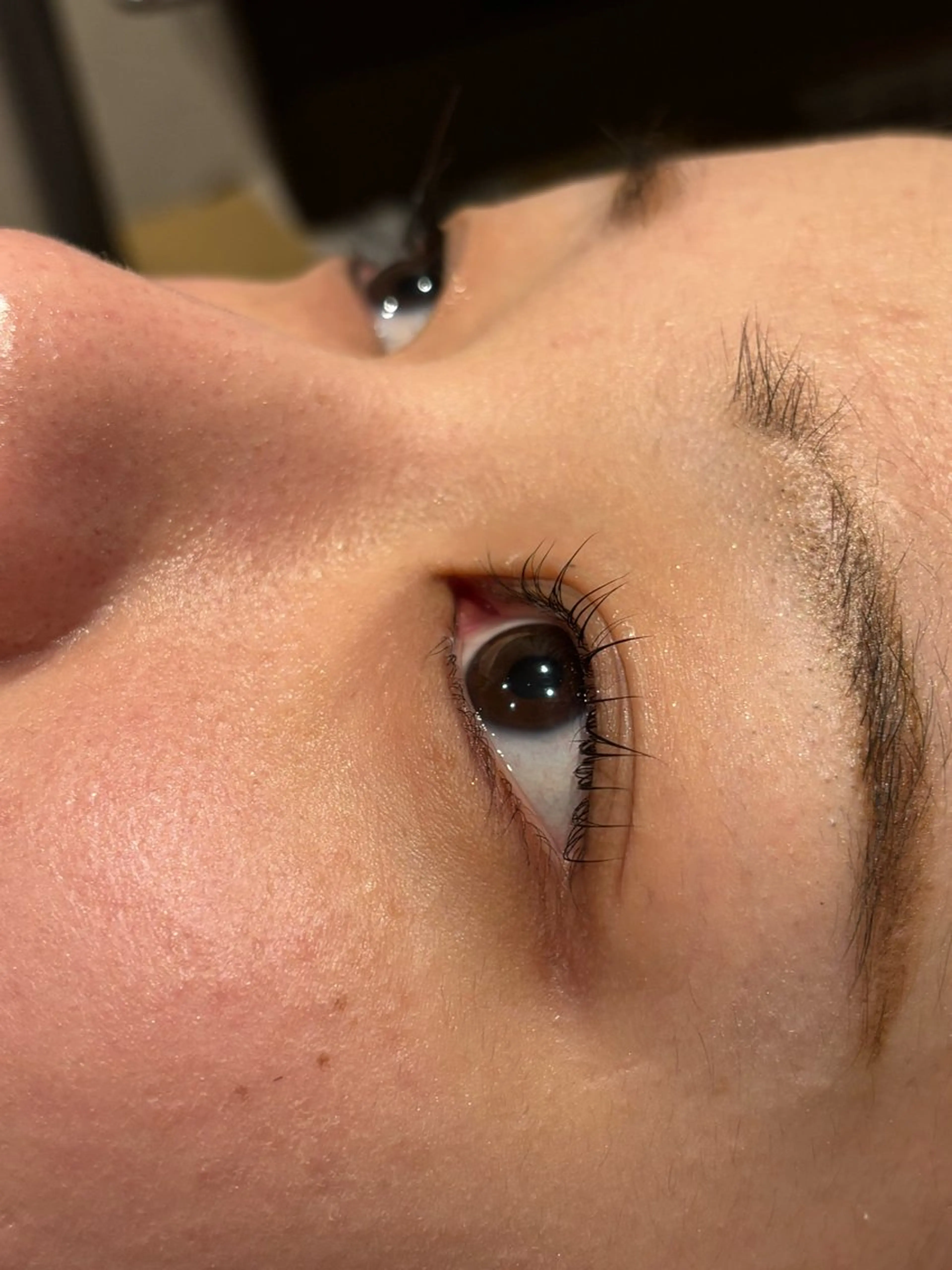 マツエク・マツパ 一重×まつ毛パーマ マツパ 長尾ゆりの/ボブ/ ベージュ/ハイトーンのヘアスタイル