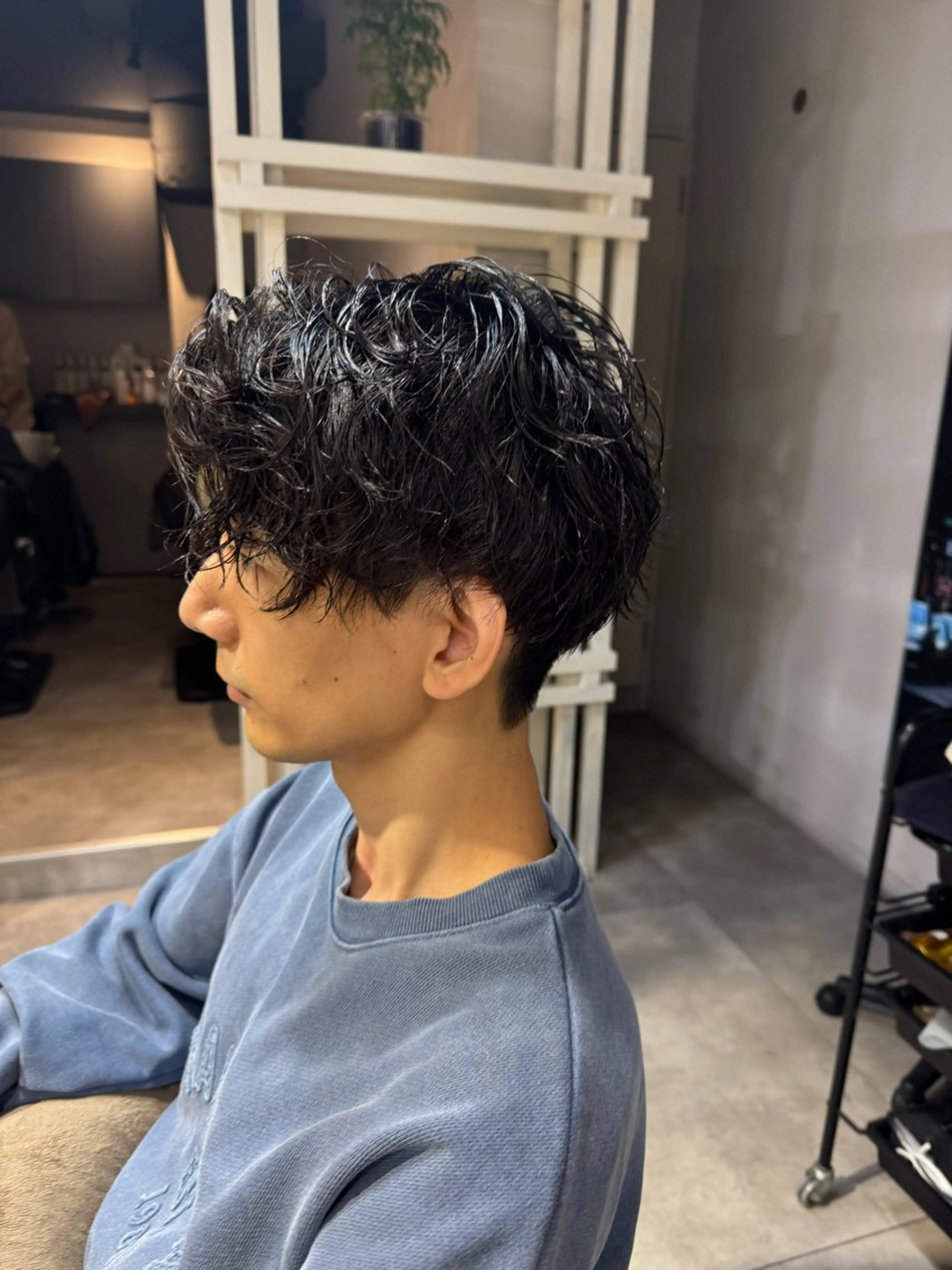 ミディアム パーマ メンズ ミディアムパーマ メンズパーマ メンズスパイラルパーマ スパイラルパーマ カット パーマ トリートメント Dxxxx III所属・女性目線の大人 メンズ*Ayakaのヘアスタイル