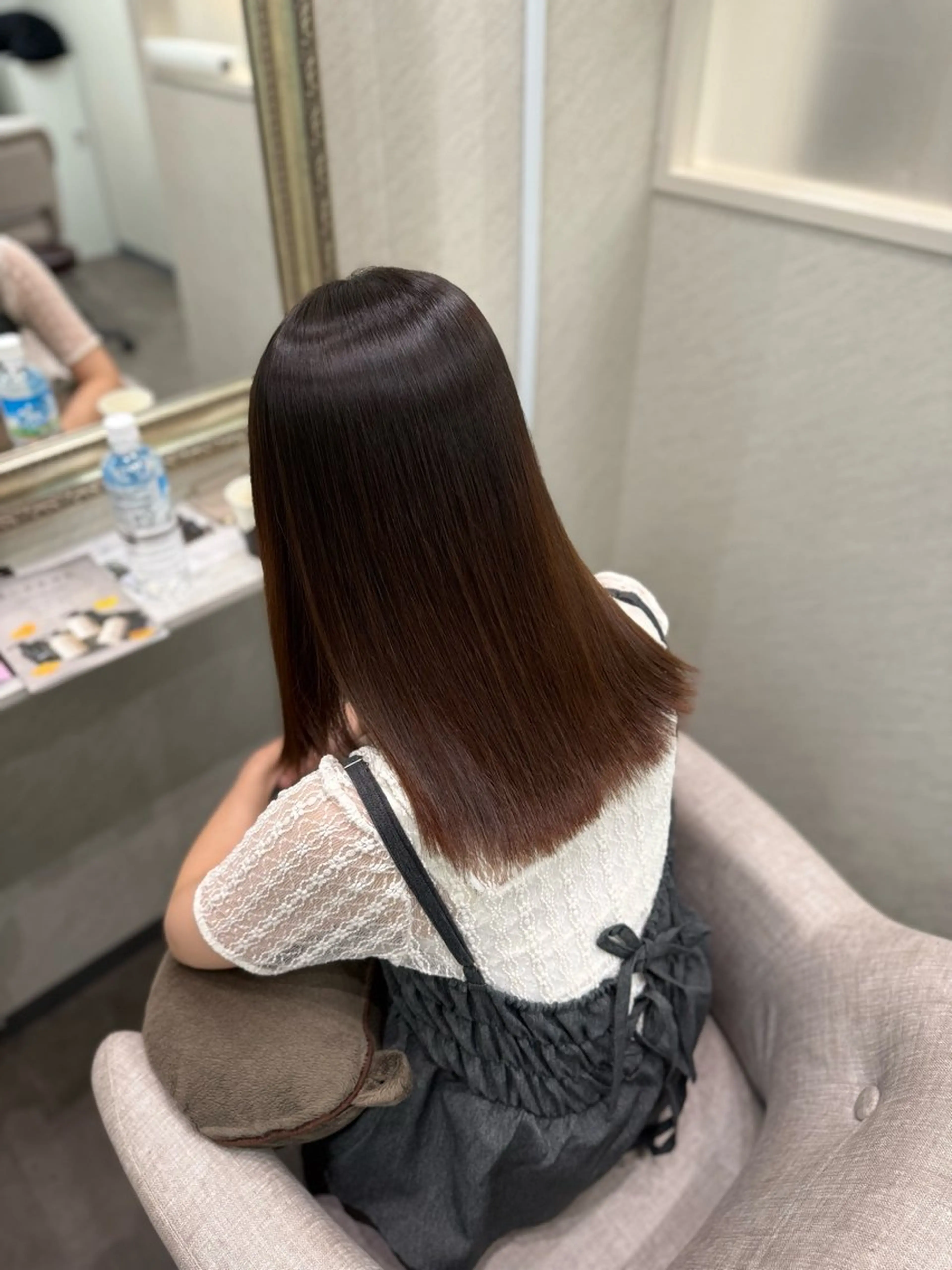 セミロング 縮毛矯正 ヘッドスパ 髪質改善/縮毛矯正 アンナ🌱のヘアスタイル