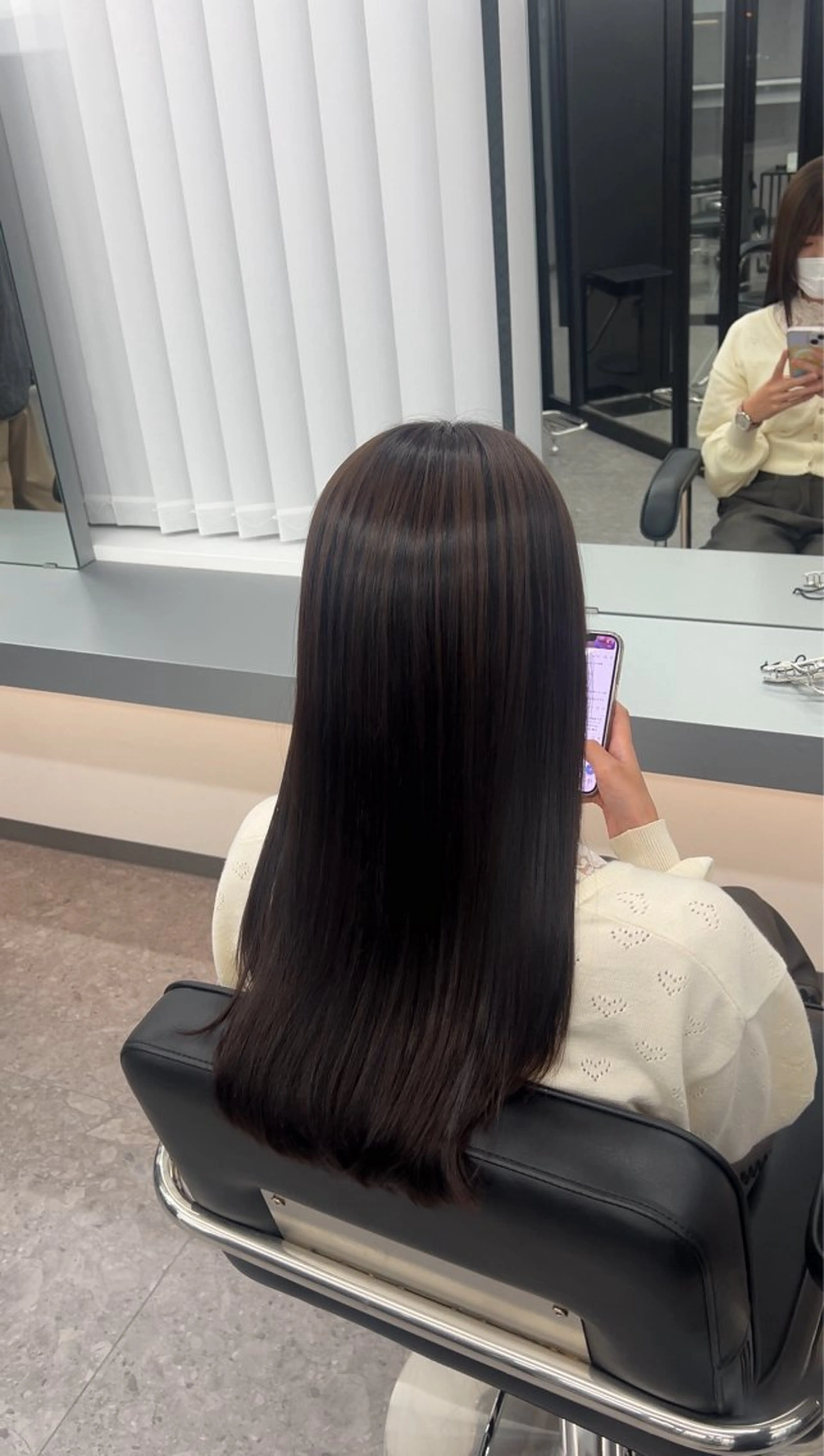ロング 髪質改善ストレート /髪質改善/中内寛太のヘアスタイル