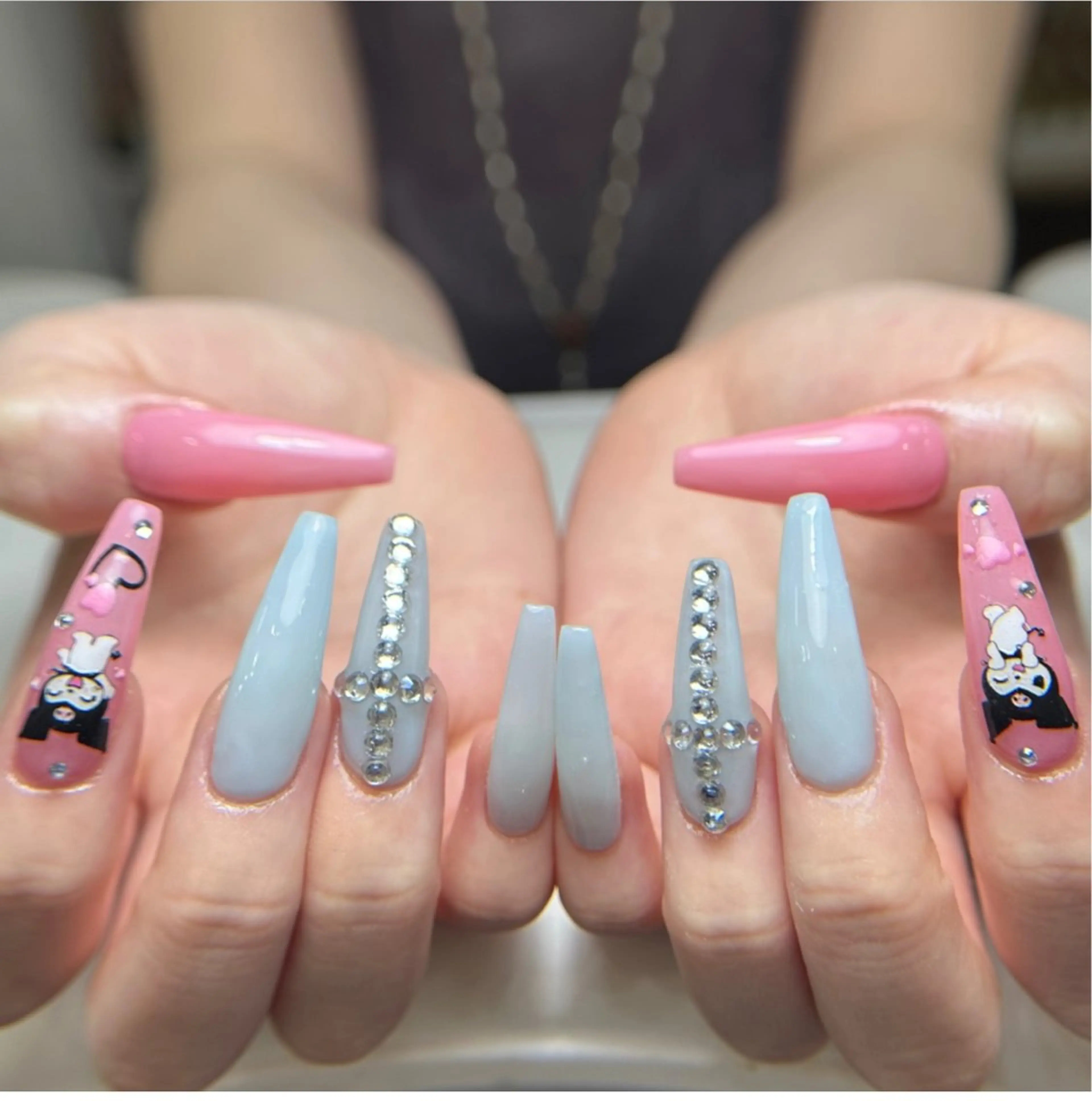 ネイル 長さ出し ジェルネイル オフィスネイル ワンカラーネイル パラジェル Michi_Nails_Salon所属・Michi Nail Staffのネイルデザイン