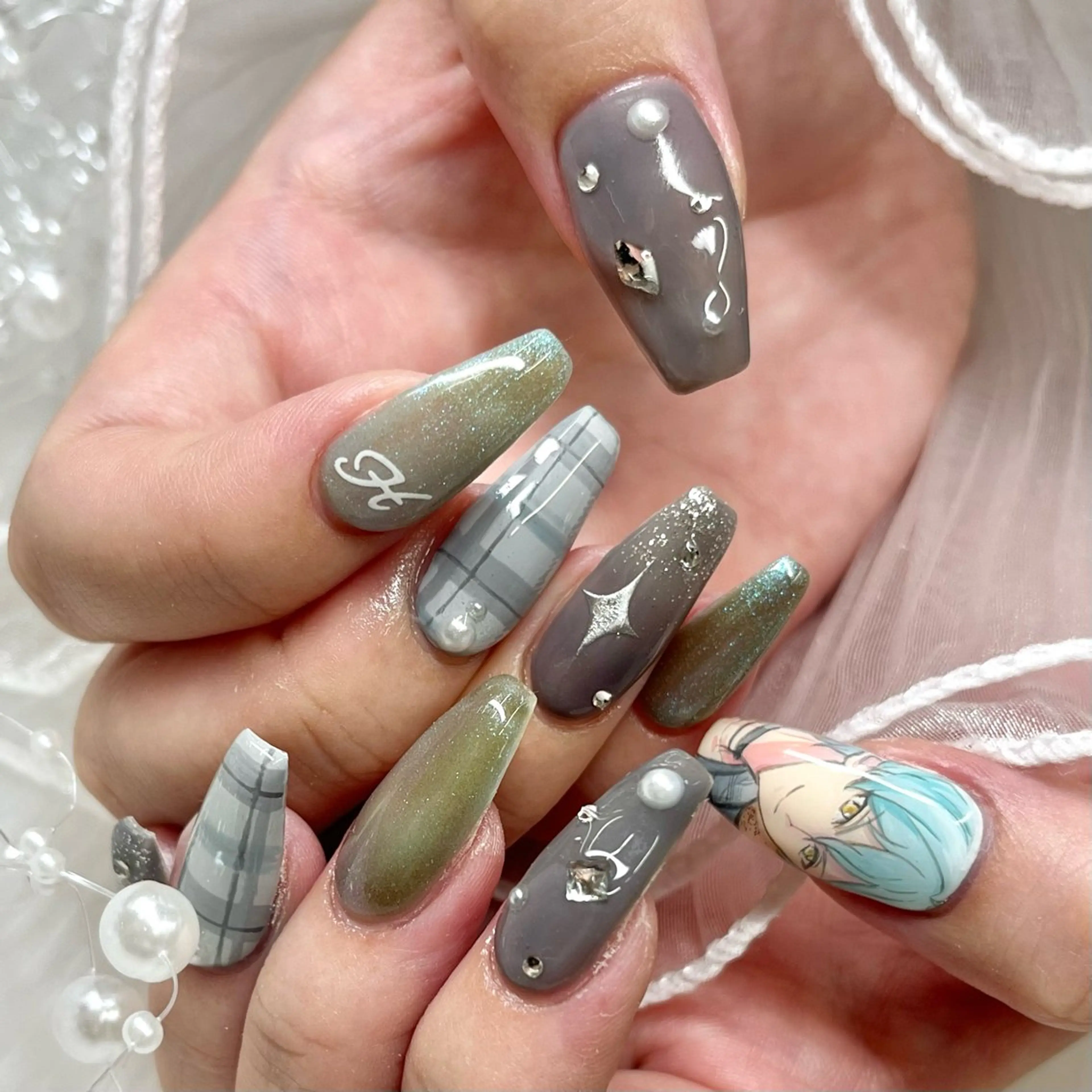 ネイル ハンドネイル 池袋痛ネイル Nok. 渡辺のネイルデザイン