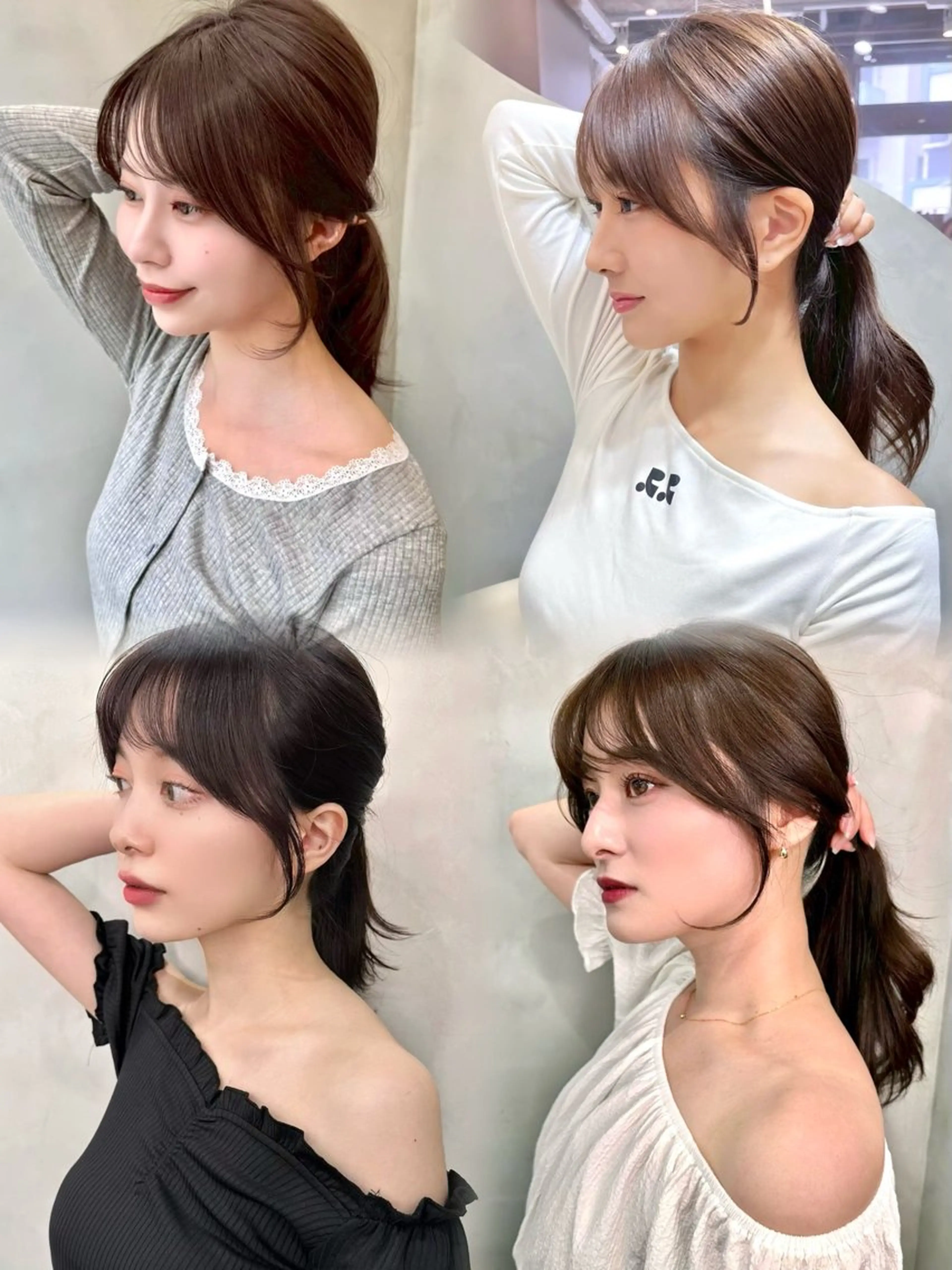ロング カット ヘアカラー トリートメント 大宮🤍髪質改善 韓国ヘア🪽なるのヘアスタイル
