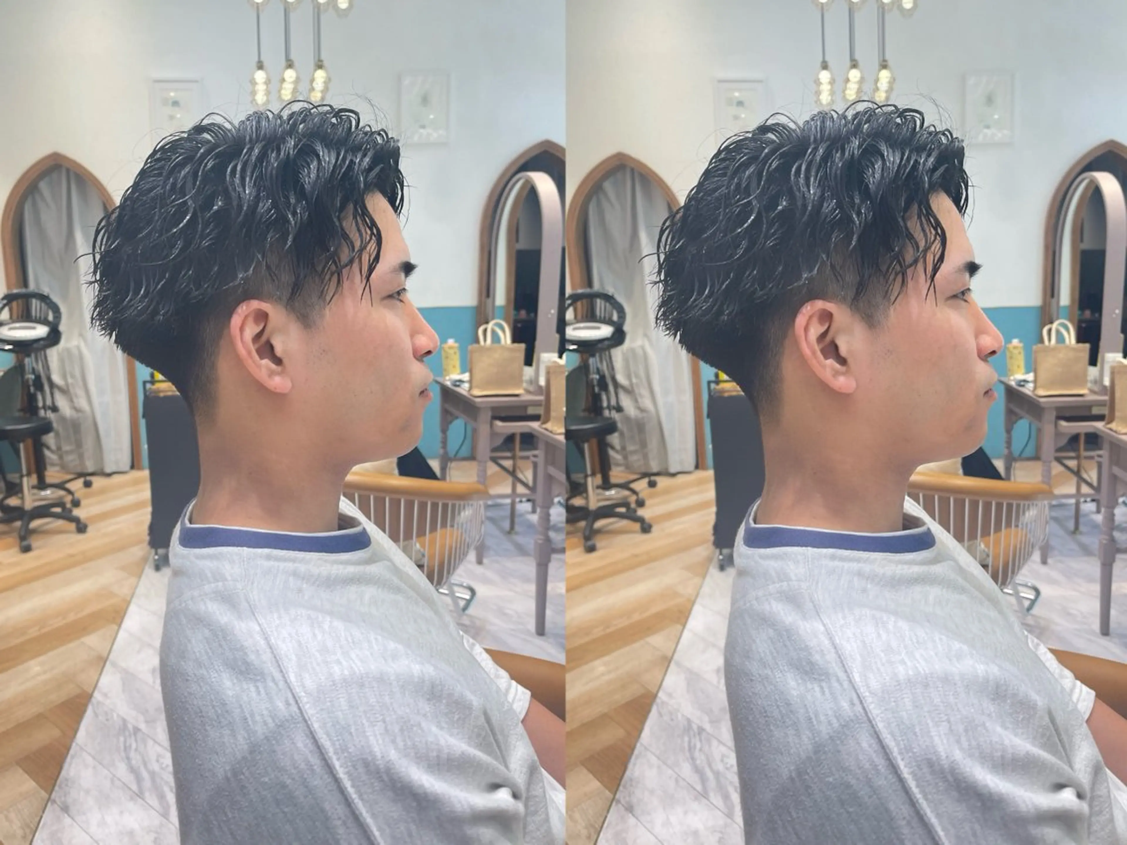 パーマ メンズ カット パーマ 🌈似合わせカット 永谷俊樹/立川🌈のヘアスタイル